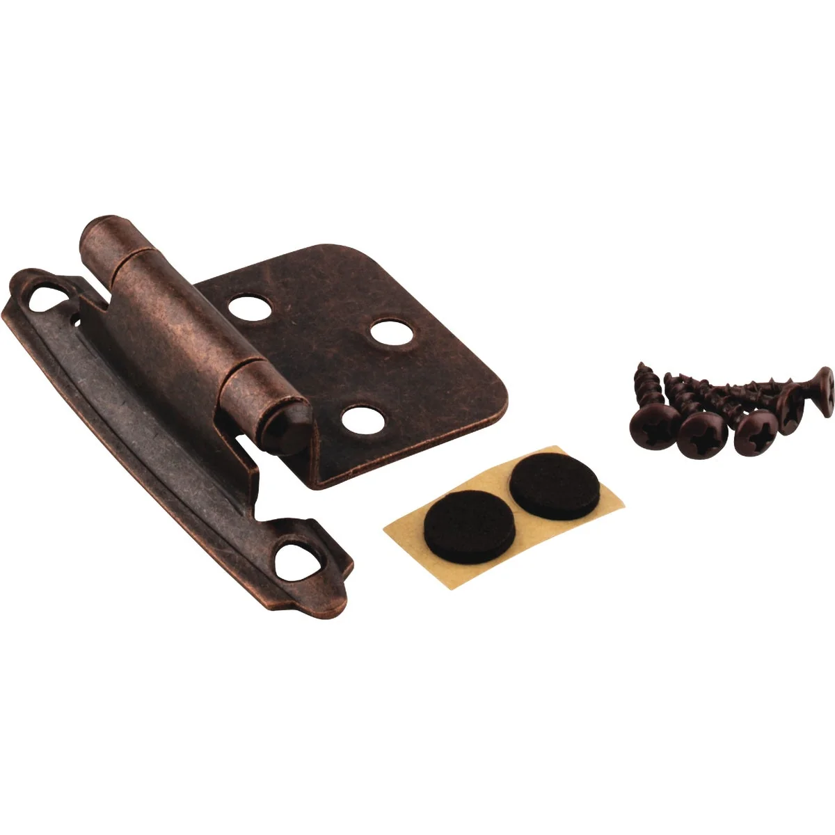 Exclusive KasaWare Oil Rubbed Bronze Self-Closing Overlay Hinge 2-Pack Durable