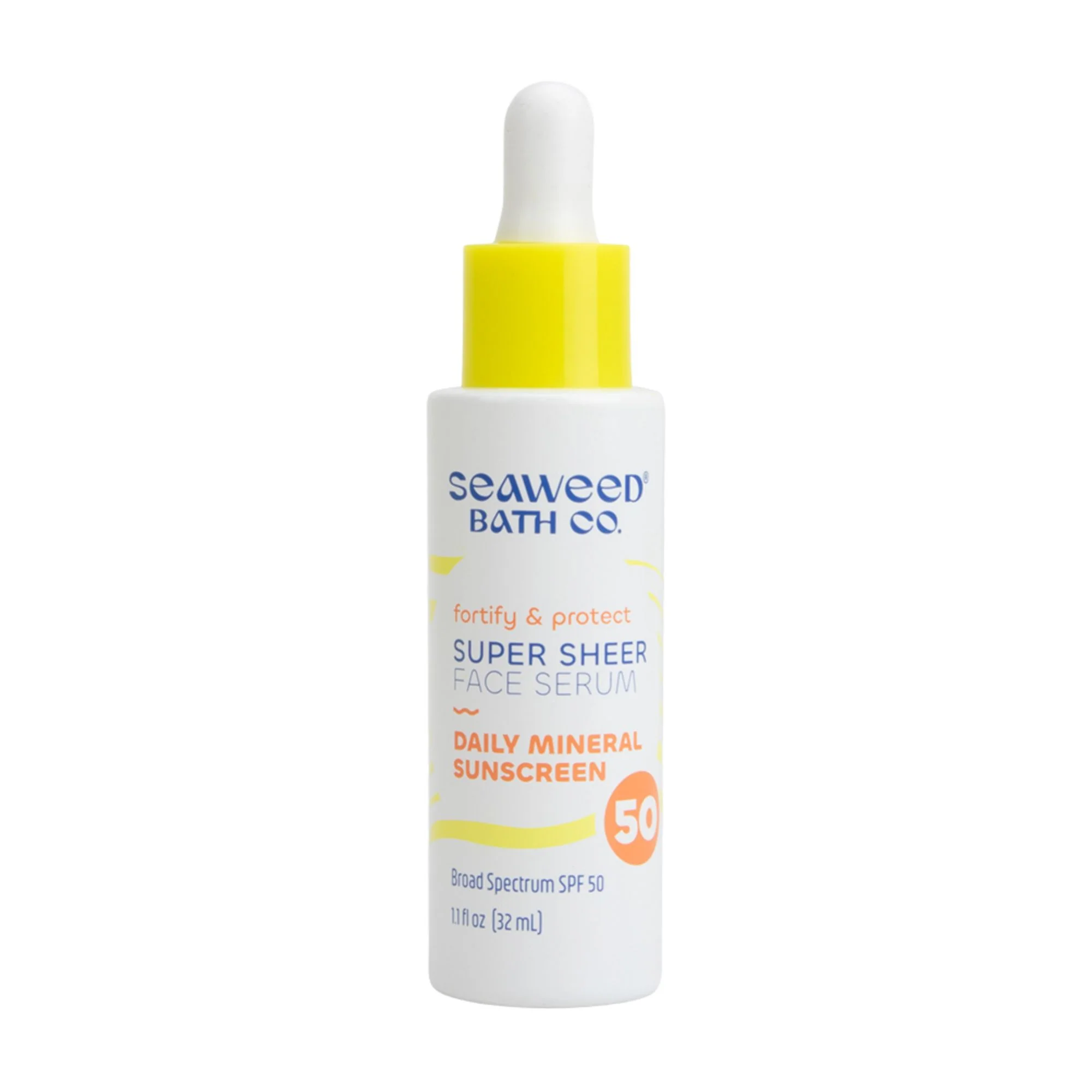 Recyclable The Seaweed Bath Co Super Sheer Face Serum SPF 50 Modern