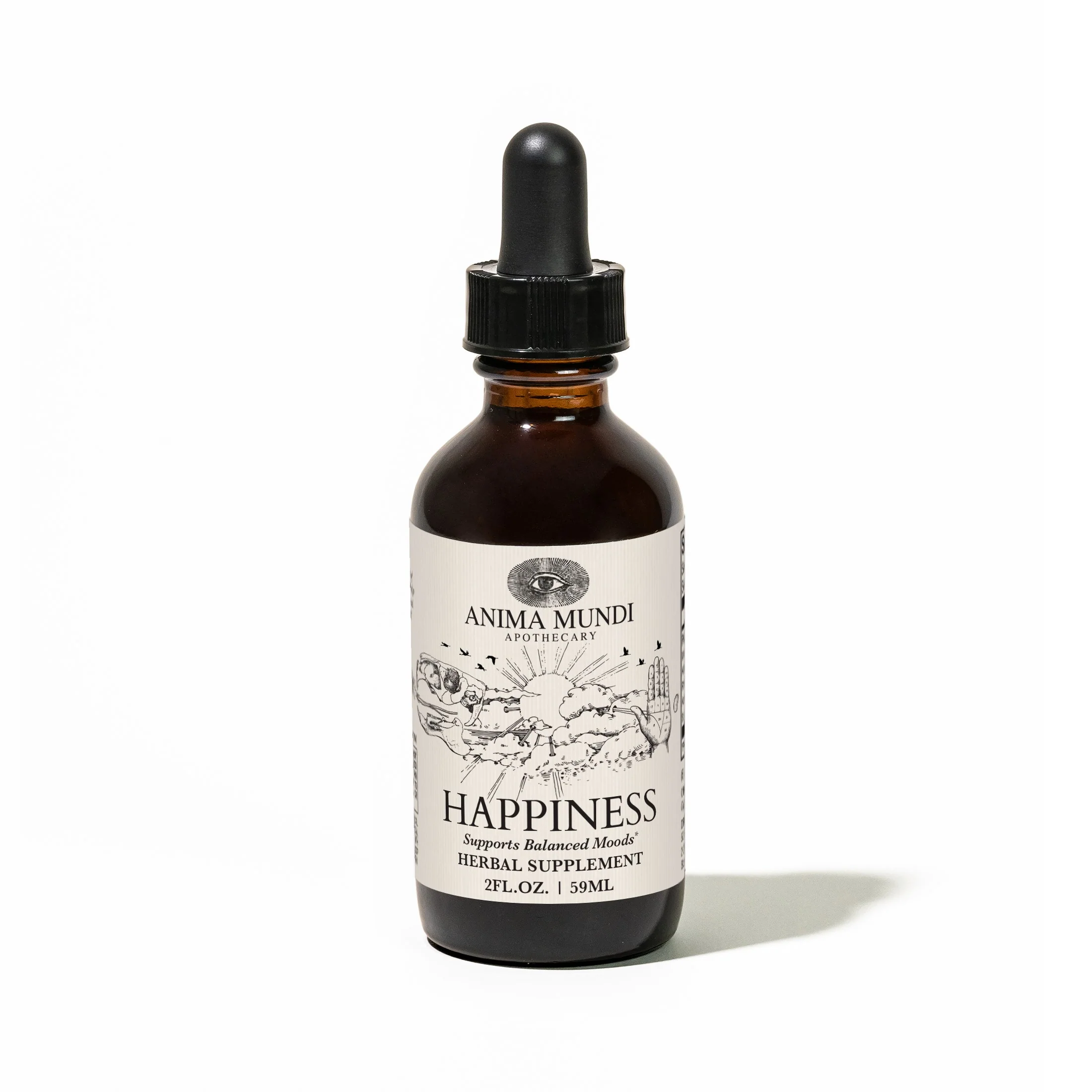 Breathable Anima Mundi HAPPINESS Tonic Supports Balanced Moods Soft