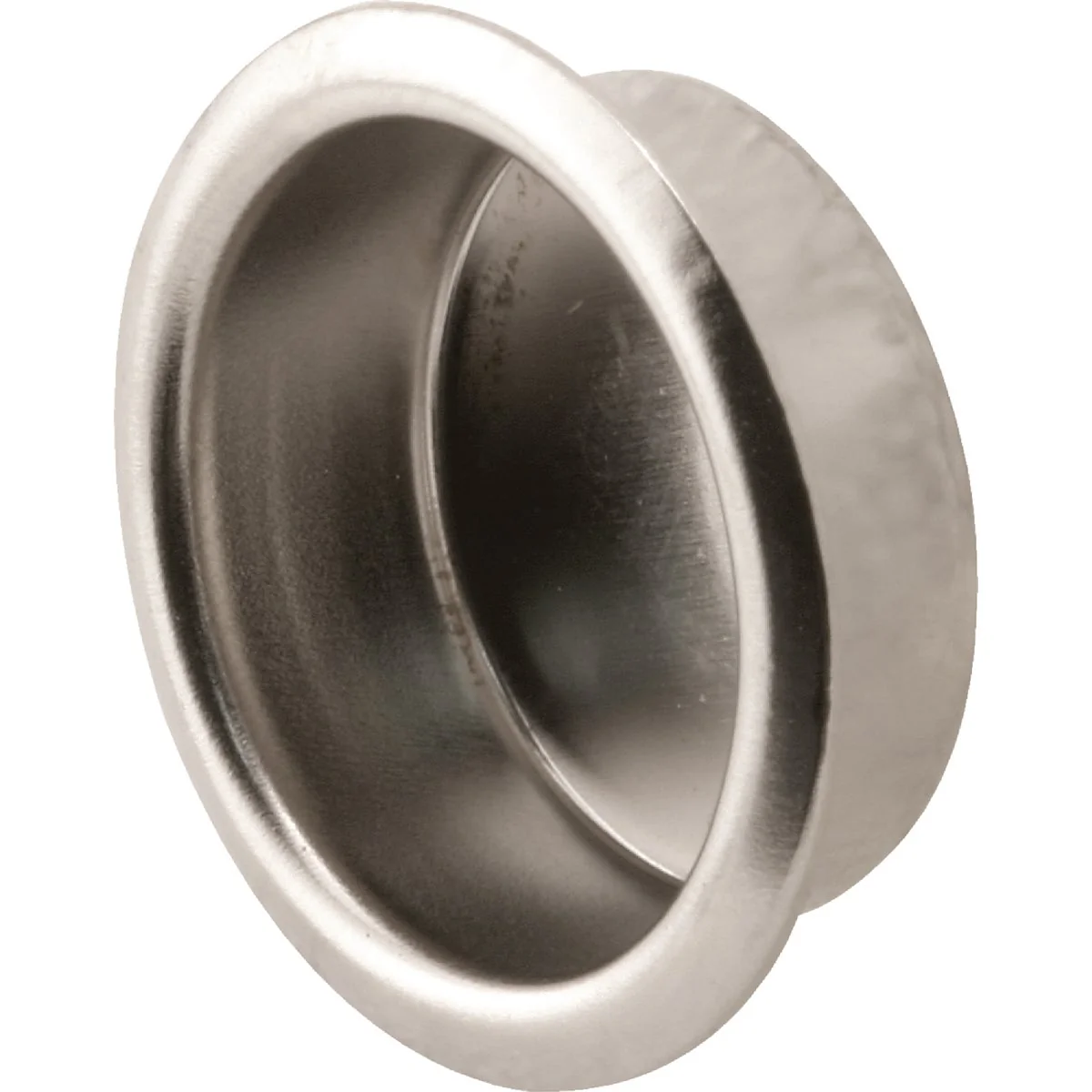 Solid Prime-Line 3 4 In. Silver Door Finger Pull 4 Count Green