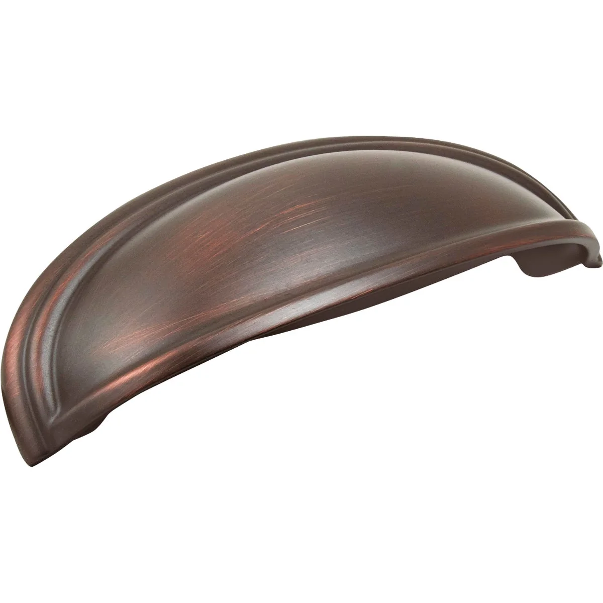 Smart Amerock Ashby 4 In. 3 In. Oil Rubbed Bronze Center-to-Center Cup Pull Genuine