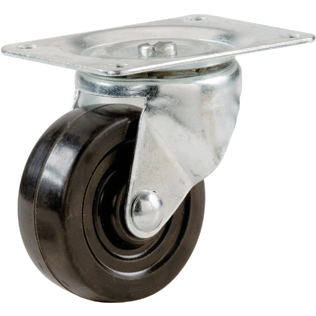 Modern Shepherd 2-1 2 In. General-Duty Soft Rubber Swivel Plate Caster Crafted
