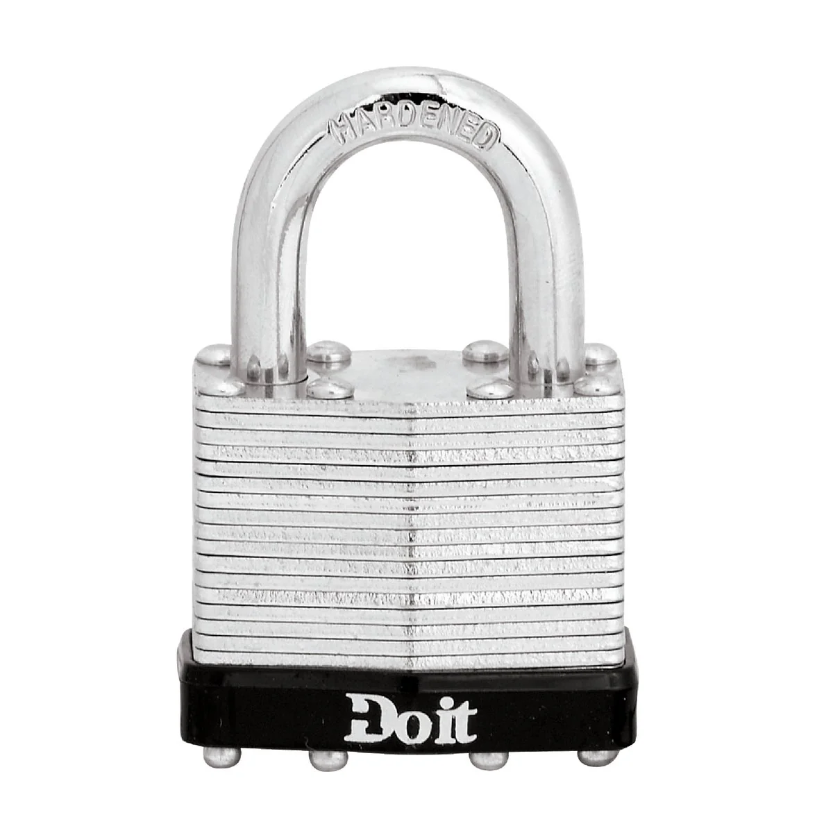 Premium Material Do it Laminated Steel 1-1 2 Pin Tumbler Padlock Genuine