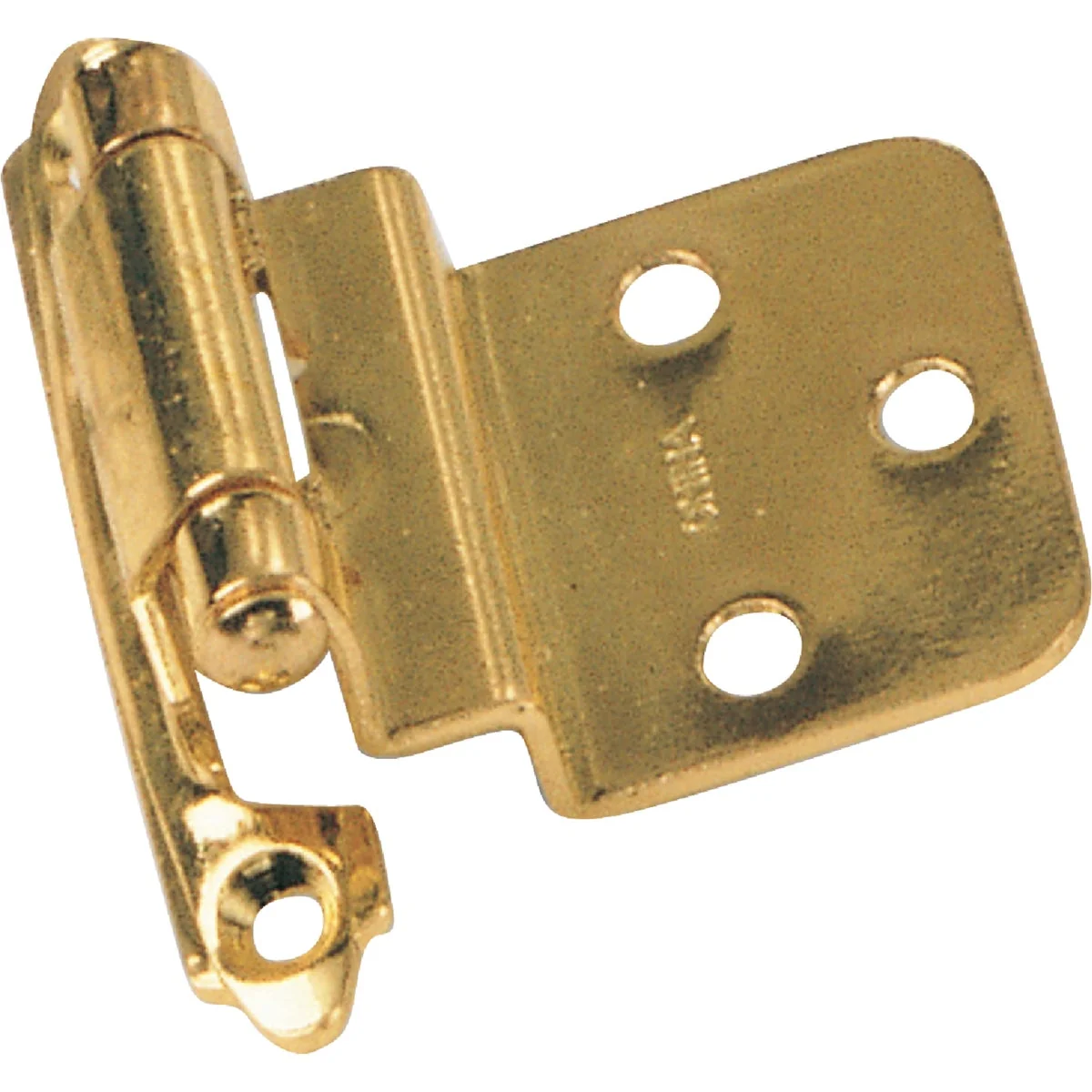 Eco-Friendly Laurey Polished Brass 3 8 In. Self-Closing Inset Hinge 2-Pack Smart
