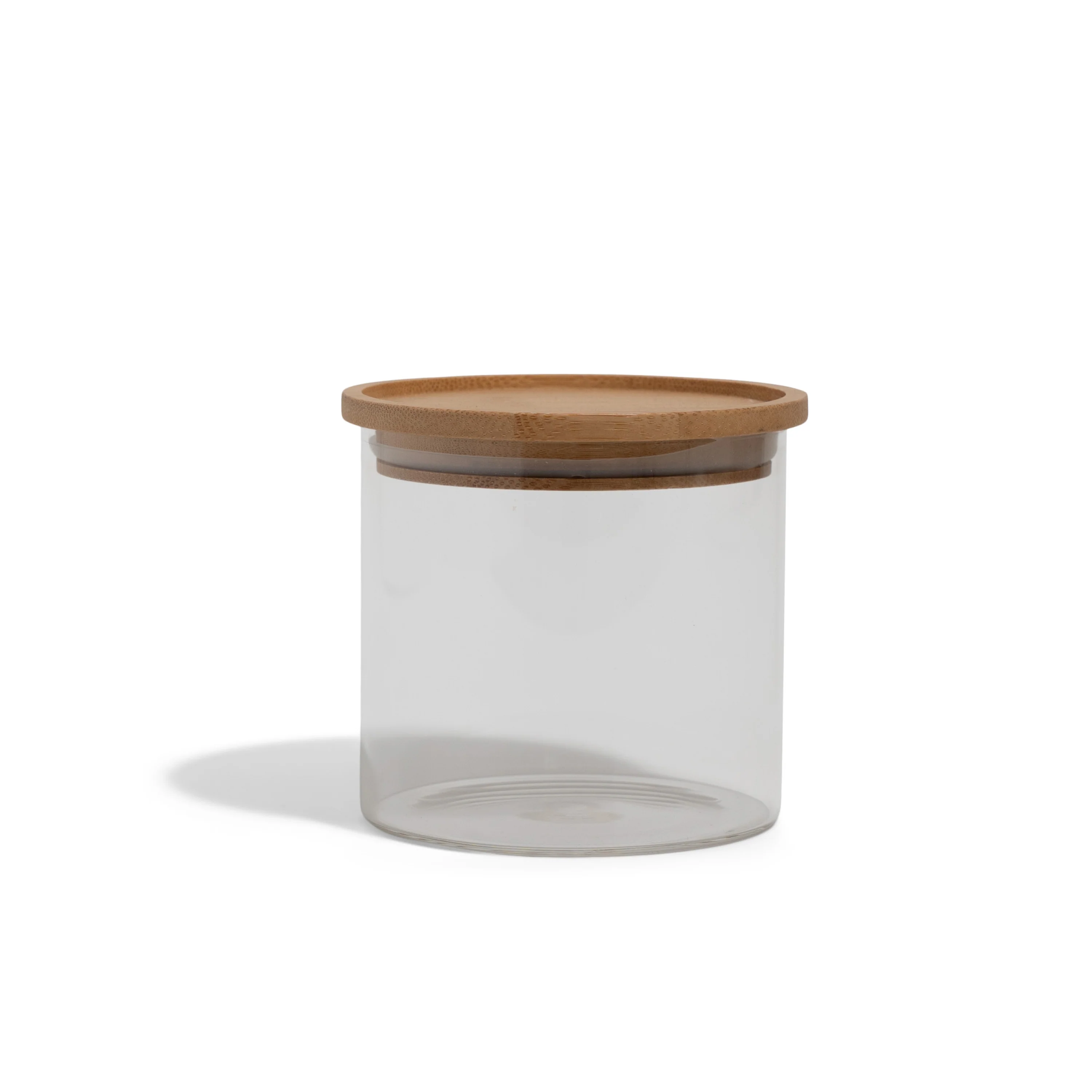 Elegant Grove Co. Bamboo Glass Storage Jars High-Performance