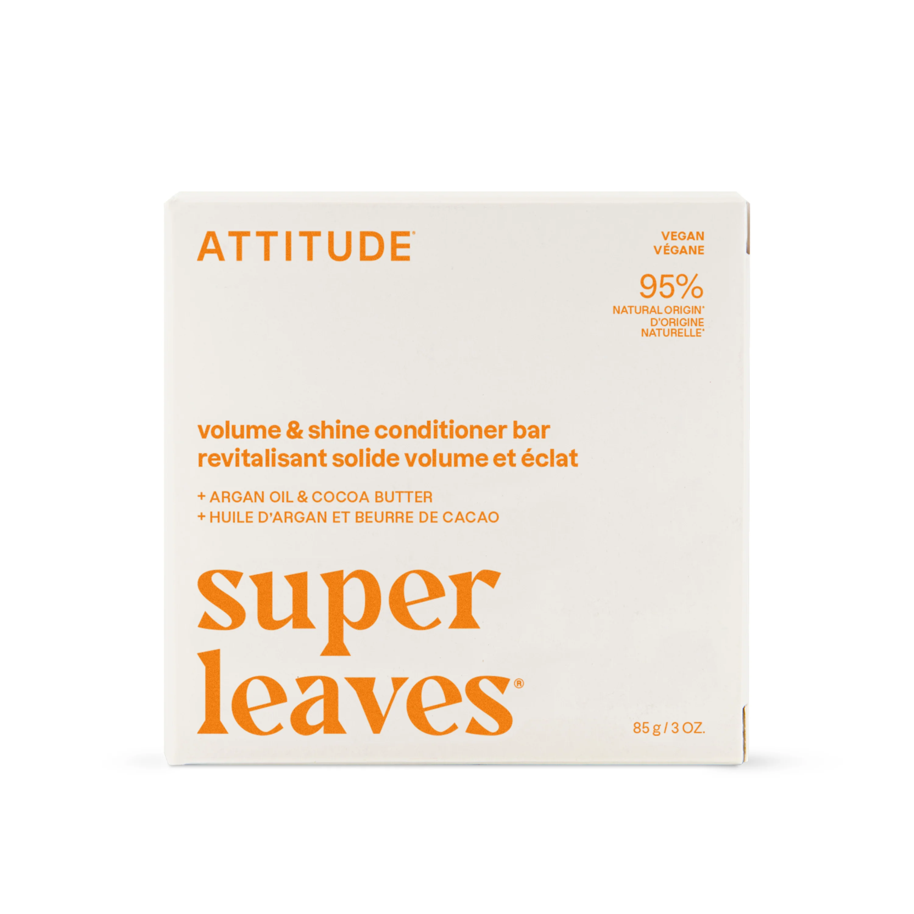 Versatile ATTITUDE super leaves Conditioner Volume Shine Bar Fine Crafted