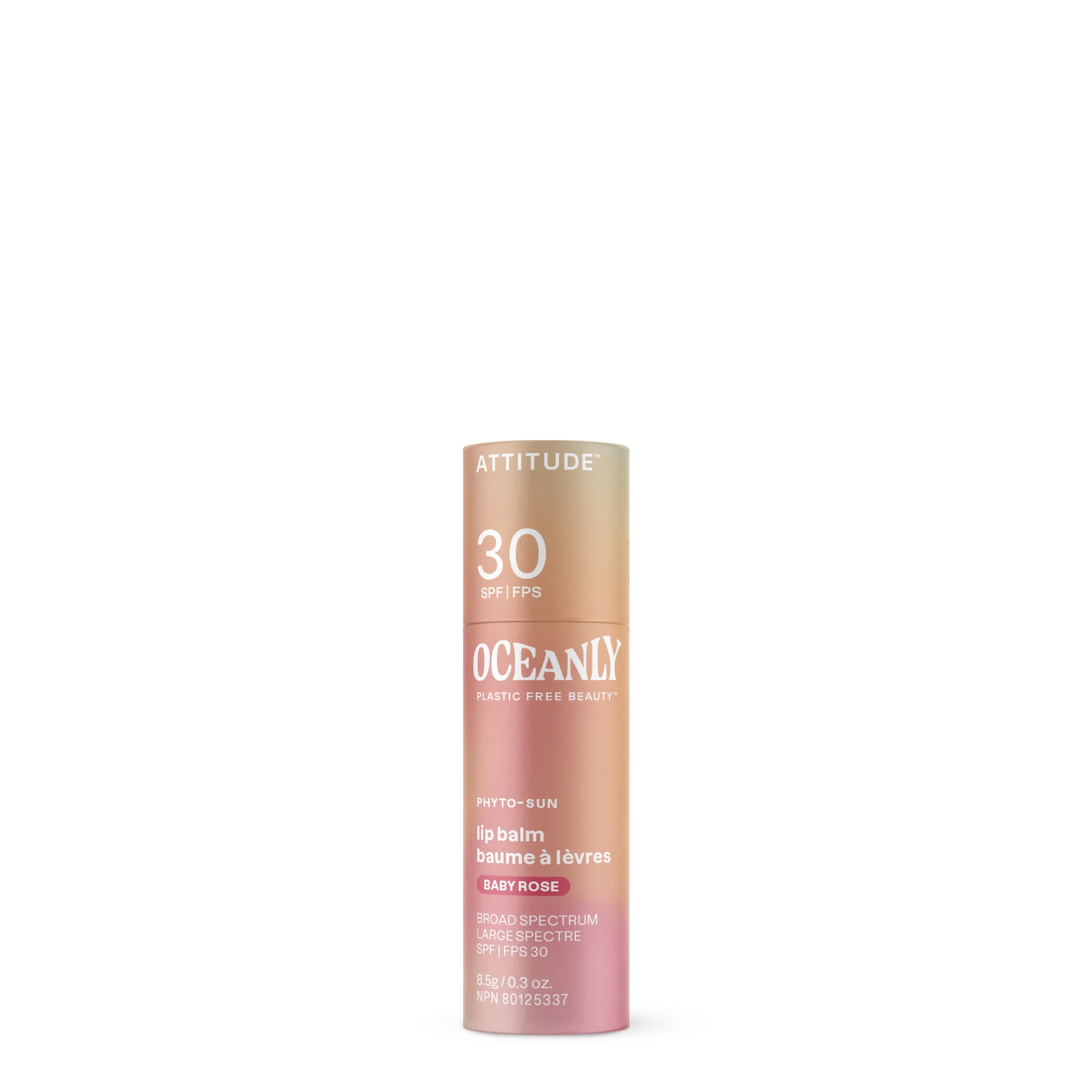 Safe ATTITUDE Oceanly PHYTO-SUN Lip Balm SPF30 Smart