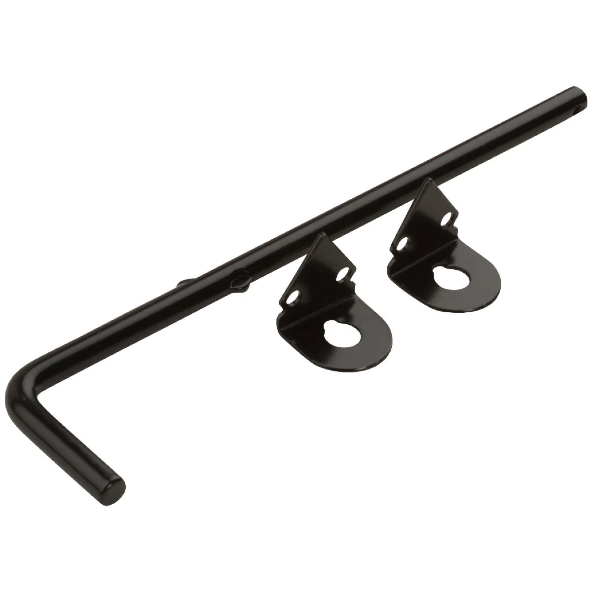 Original National 12 In. L. x 1 2 In. Dia. Black Steel Cane Bolt Solid
