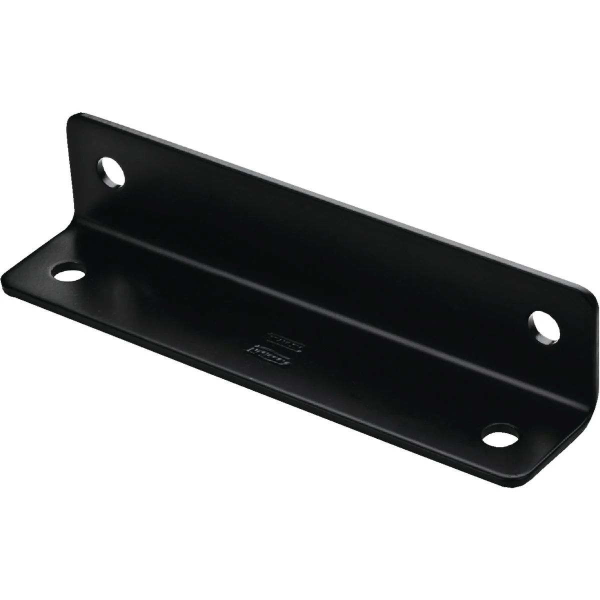 Casual National Catalog 1212BC 1.6 In. x 7 In. Black Heavy Duty Wide Corner Brace Trendy