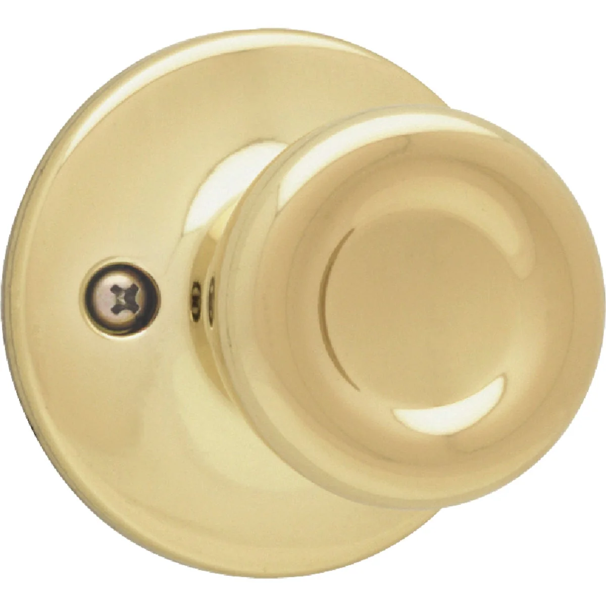 Relaxed Kwikset Polished Brass Tylo Dummy Door Knob Pure