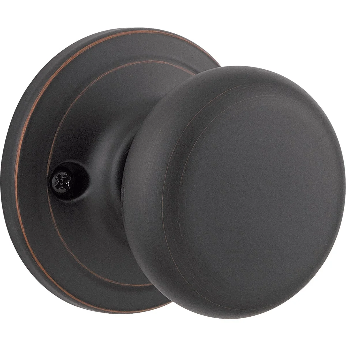 Minimalist Kwikset Signature Series Venetian Bronze Juno Dummy Door Knob Artisan