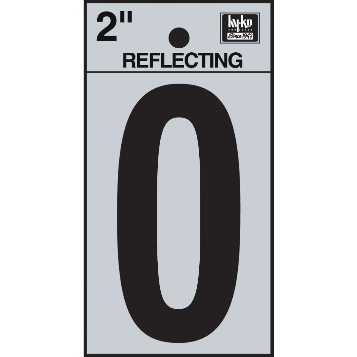 Next-Generation Hy-Ko Vinyl 2 In. Reflective Adhesive Number Zero Efficient