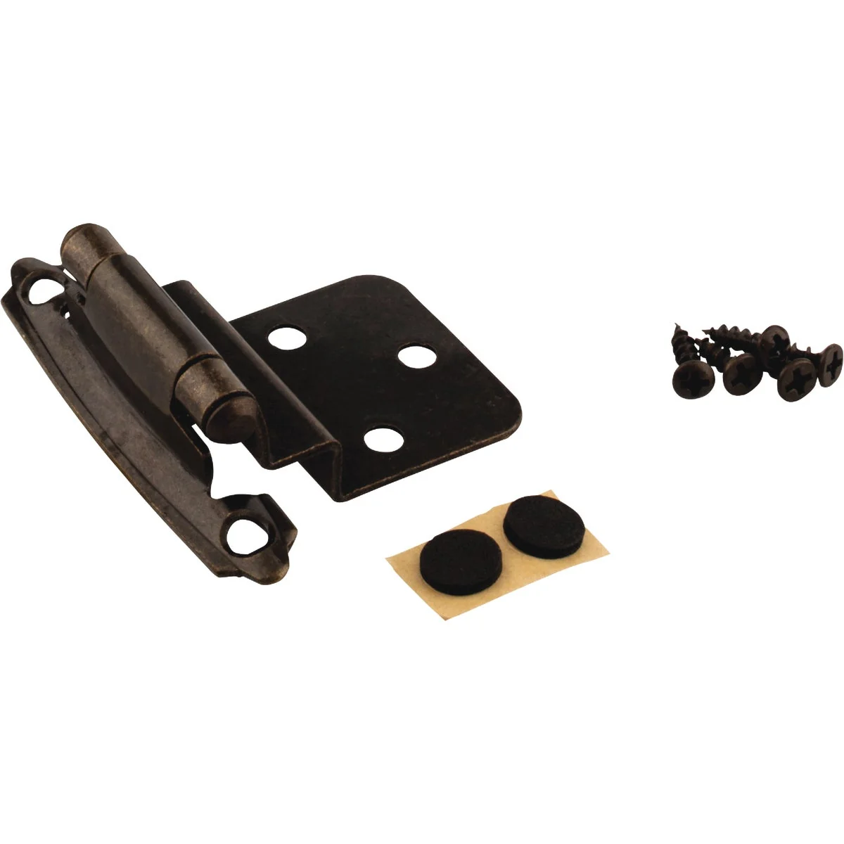 Breathable KasaWare 3 8 In. Antique Brass Self-Closing Inset Hinge 2-Pack Organic