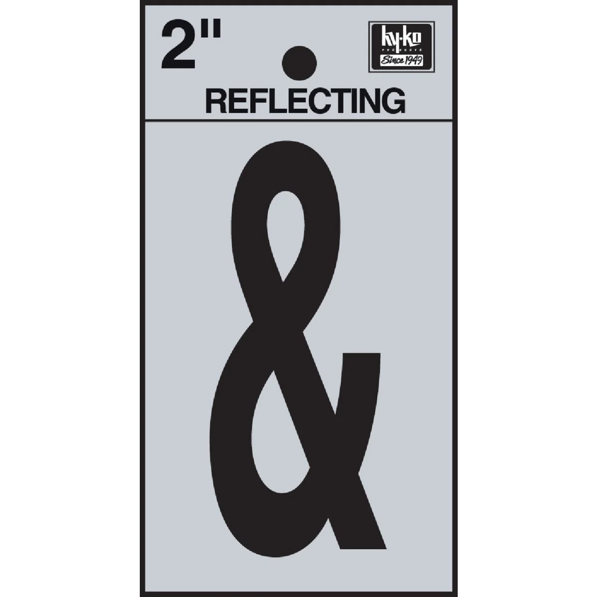 Lightweight Hy-Ko 2 In. Vinyl Adhesive Symbol Ampersand User-Friendly