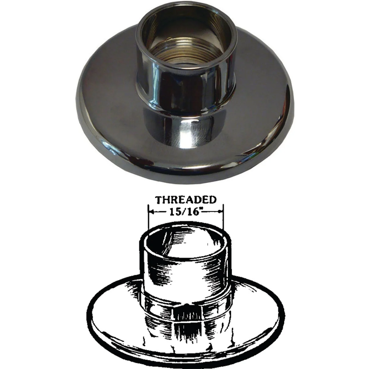 Top-Quality United States Hardware Plastic Flange Green