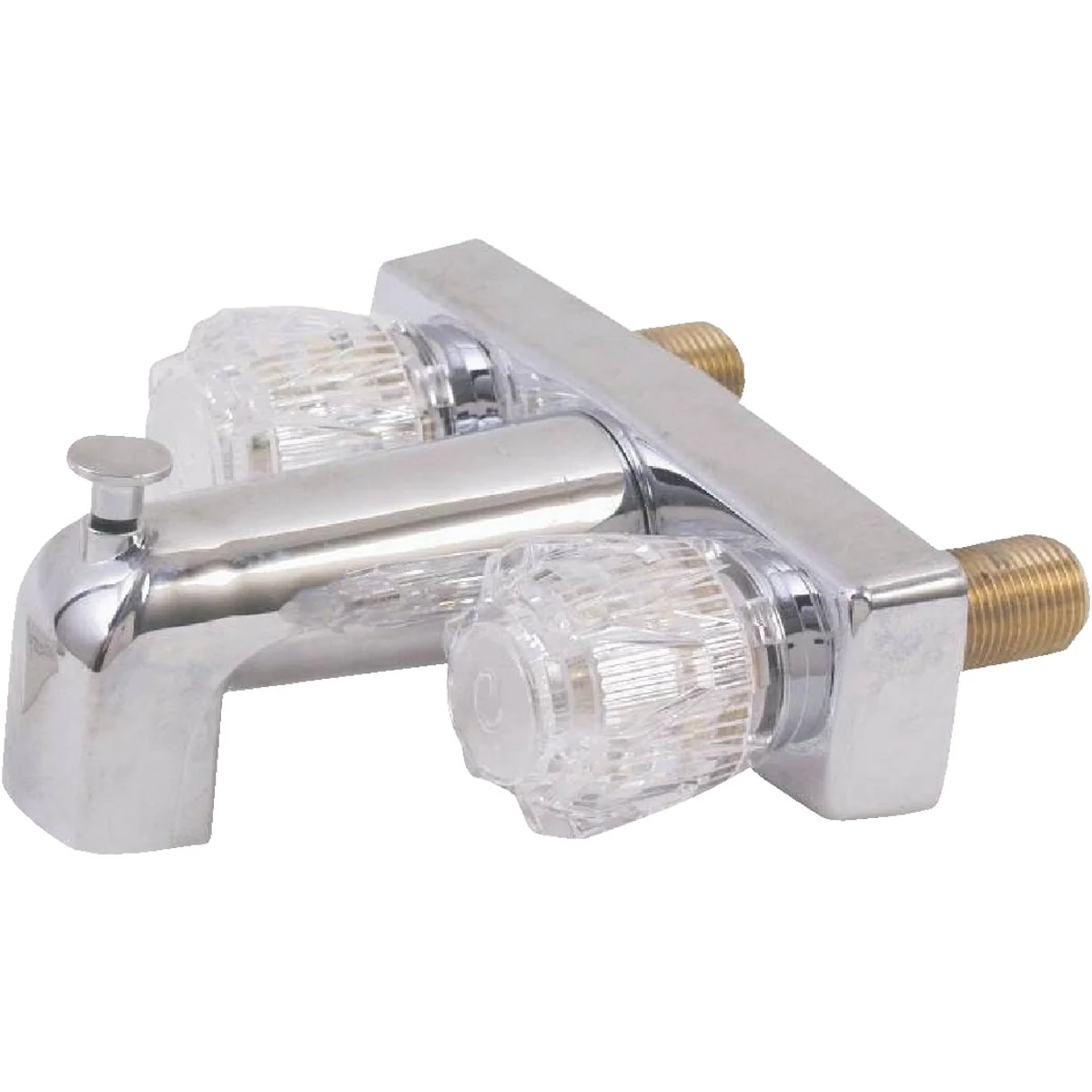 Long-Lasting US Hardware Chrome Bath Faucet for Mobile Homes Elite