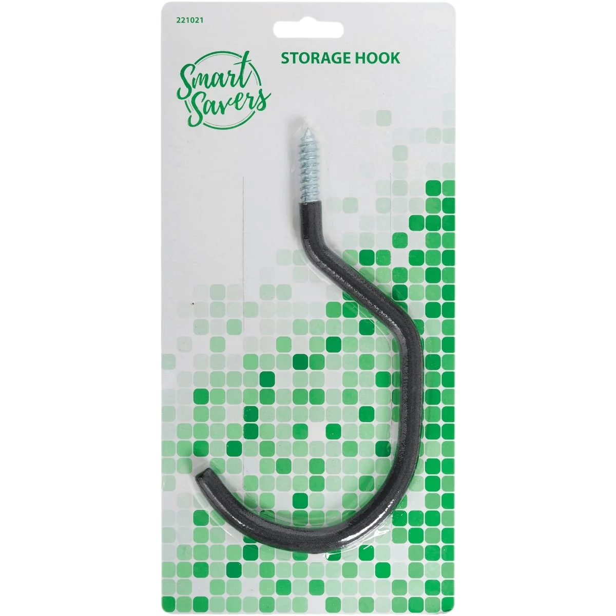 Detailed Smart Savers Screw-In Vinyl Coated Extra-Large Storage Hook Selected