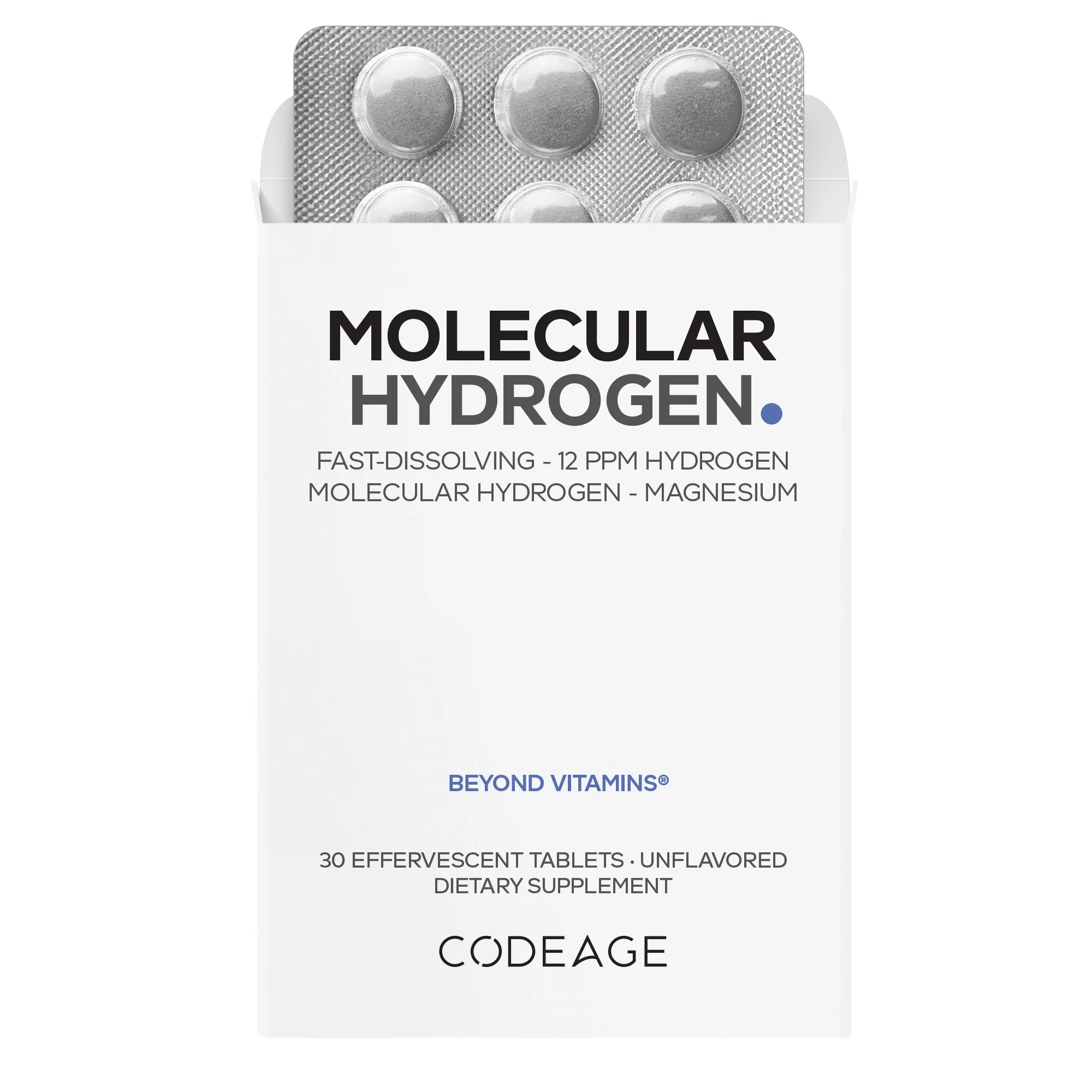 Sustainable Codeage Molecular Hydrogen Tablets Unflavored Healthy