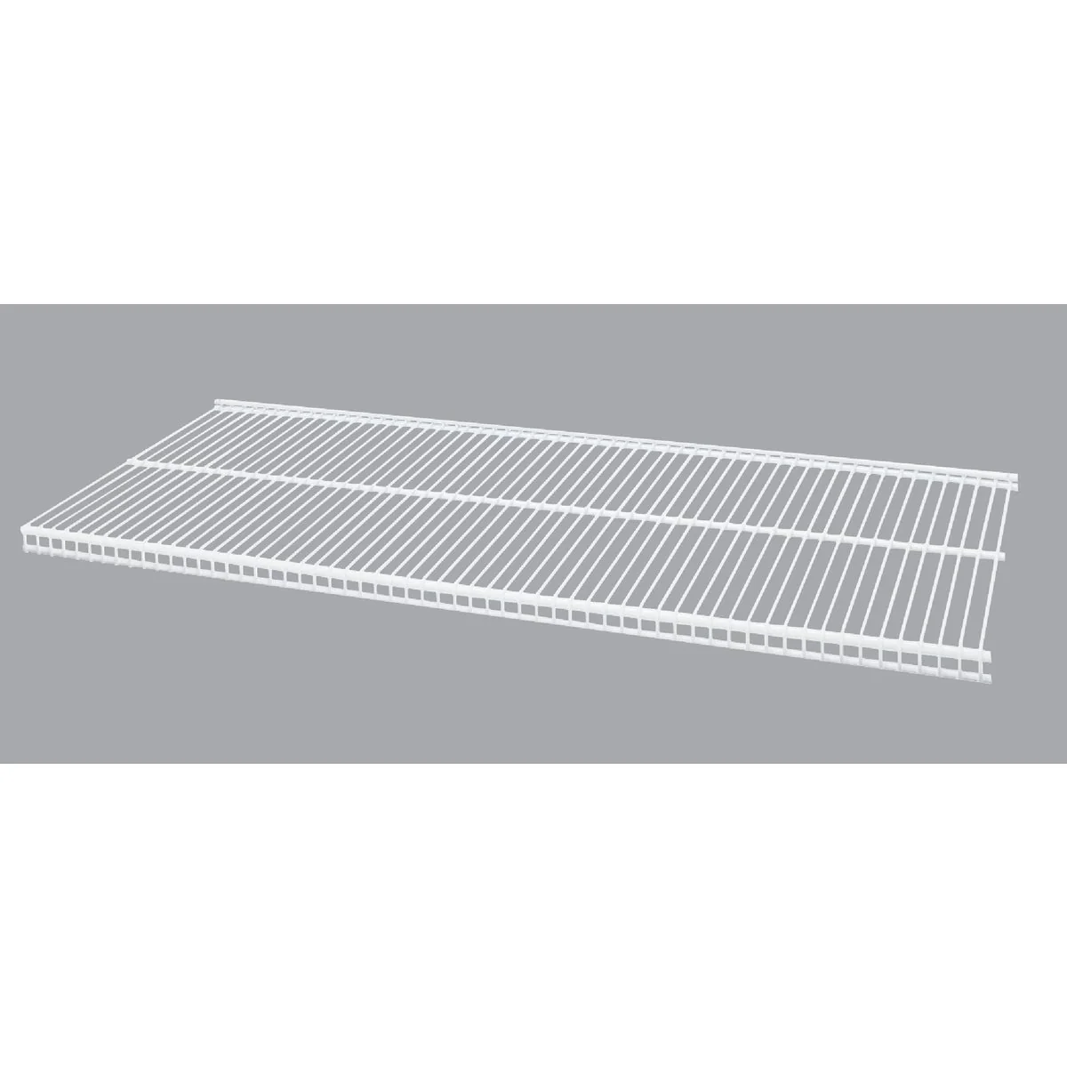 Next-Generation Organized Living domRail 30 In. W. x 12 in. D Profile Ventilated Closet Shelf White Relaxed