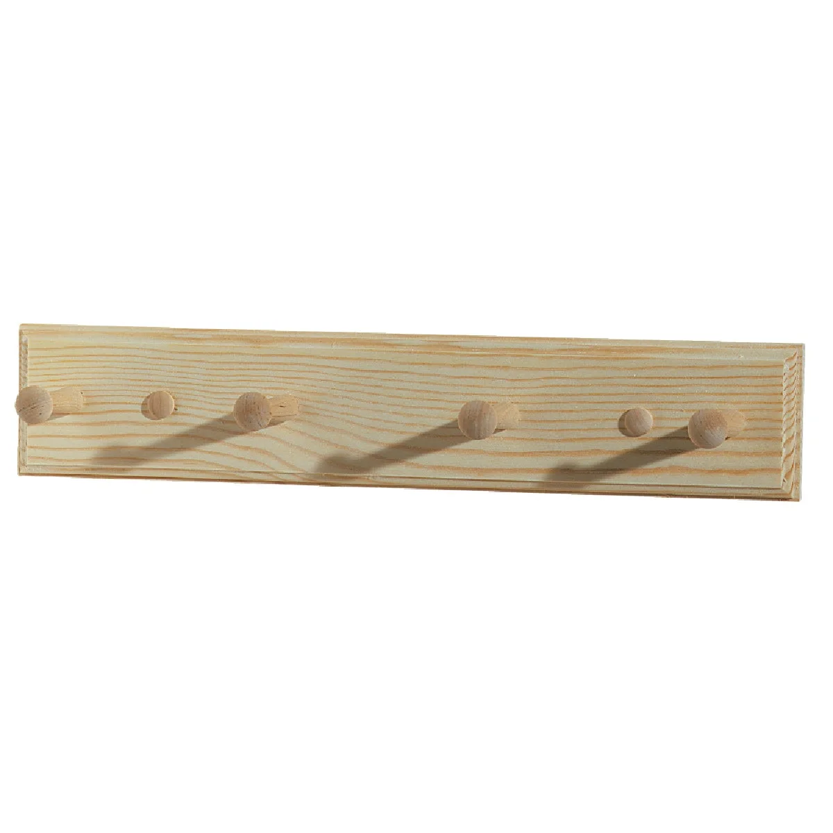 Powerful Waddell Wood 18 In. Shaker Peg Rack Detailed
