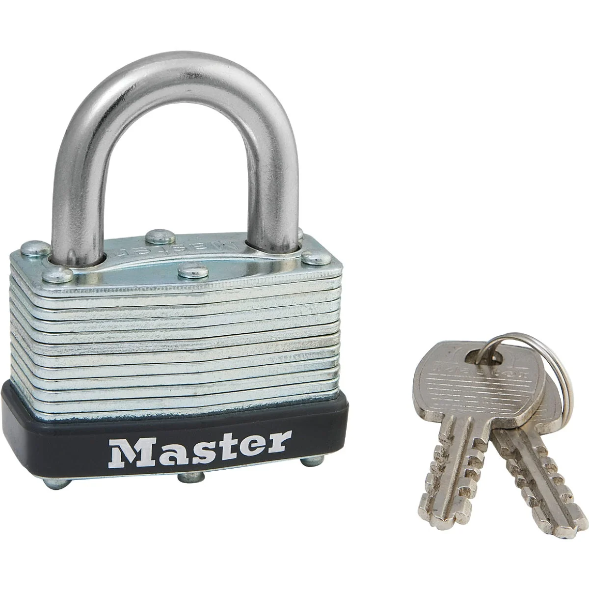 Practical Master Lock 1-3 4 In. Multi-Spring Warded Keyed Alike Padlock Flexible