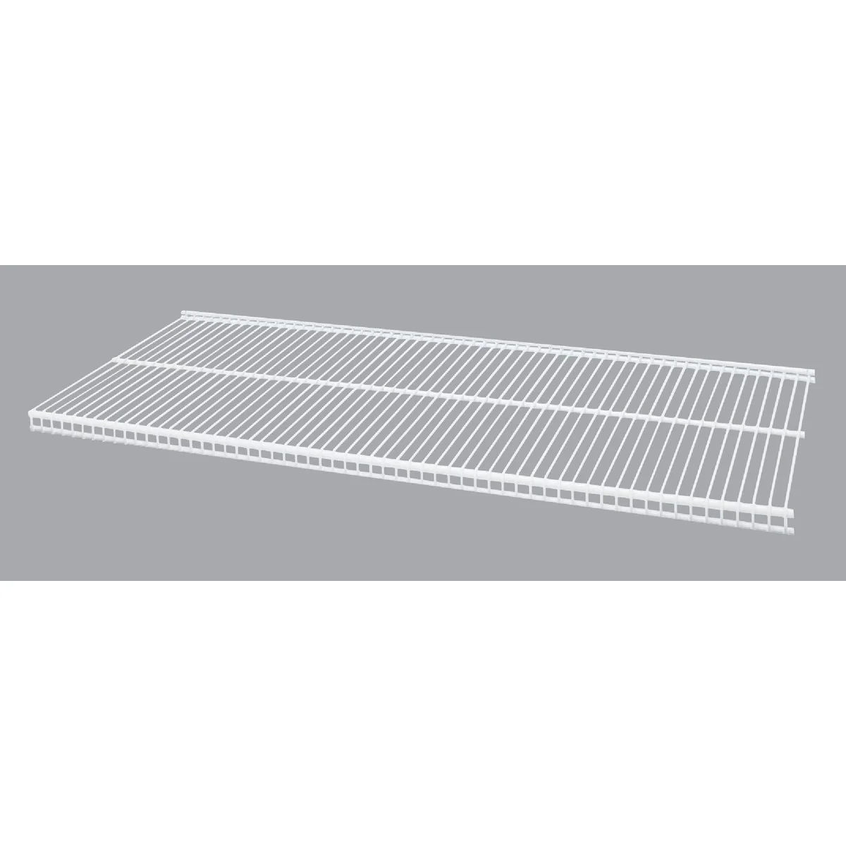 Prestigious Organized Living domRail 3 Ft. W. x 12 in. D Profile Ventilated Closet Shelf White First-Class