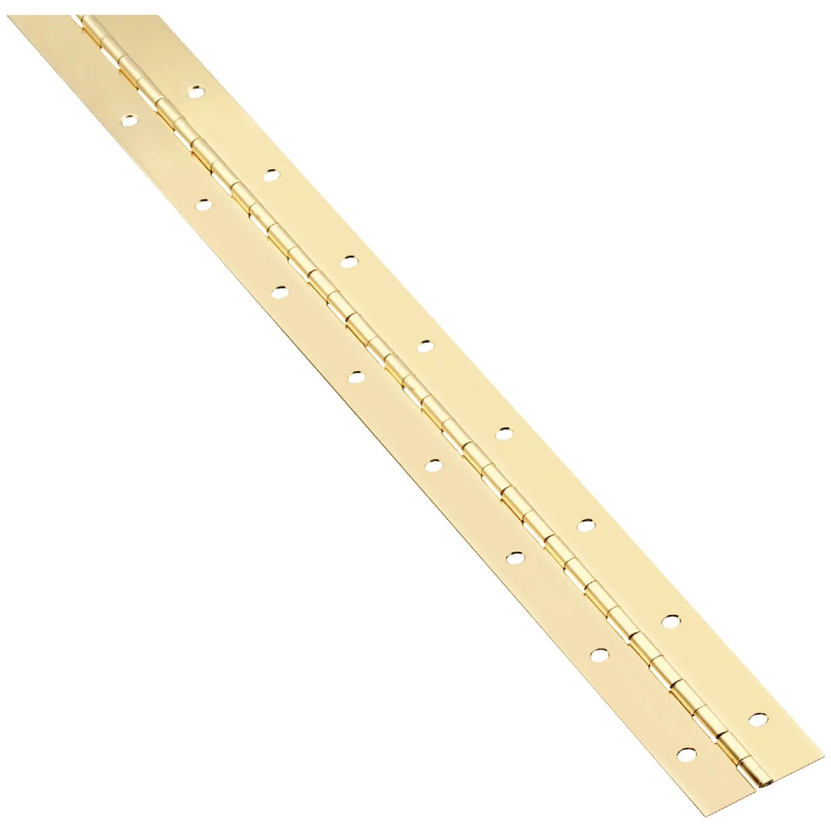 High-Grade National Steel 1-1 2 In. x 48 In. Bright Brass Continuous Hinge Practical