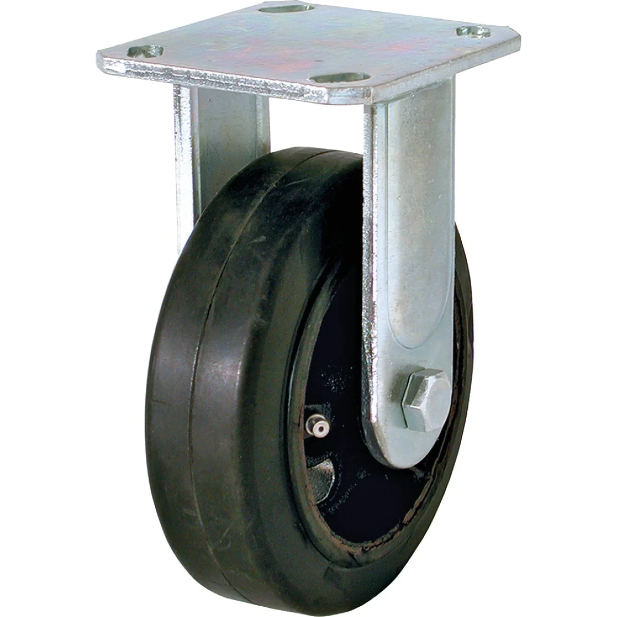 Sophisticated Shepherd 6 In. Medium-Heavy-Duty Polypropylene Rigid Plate Caster Recyclable