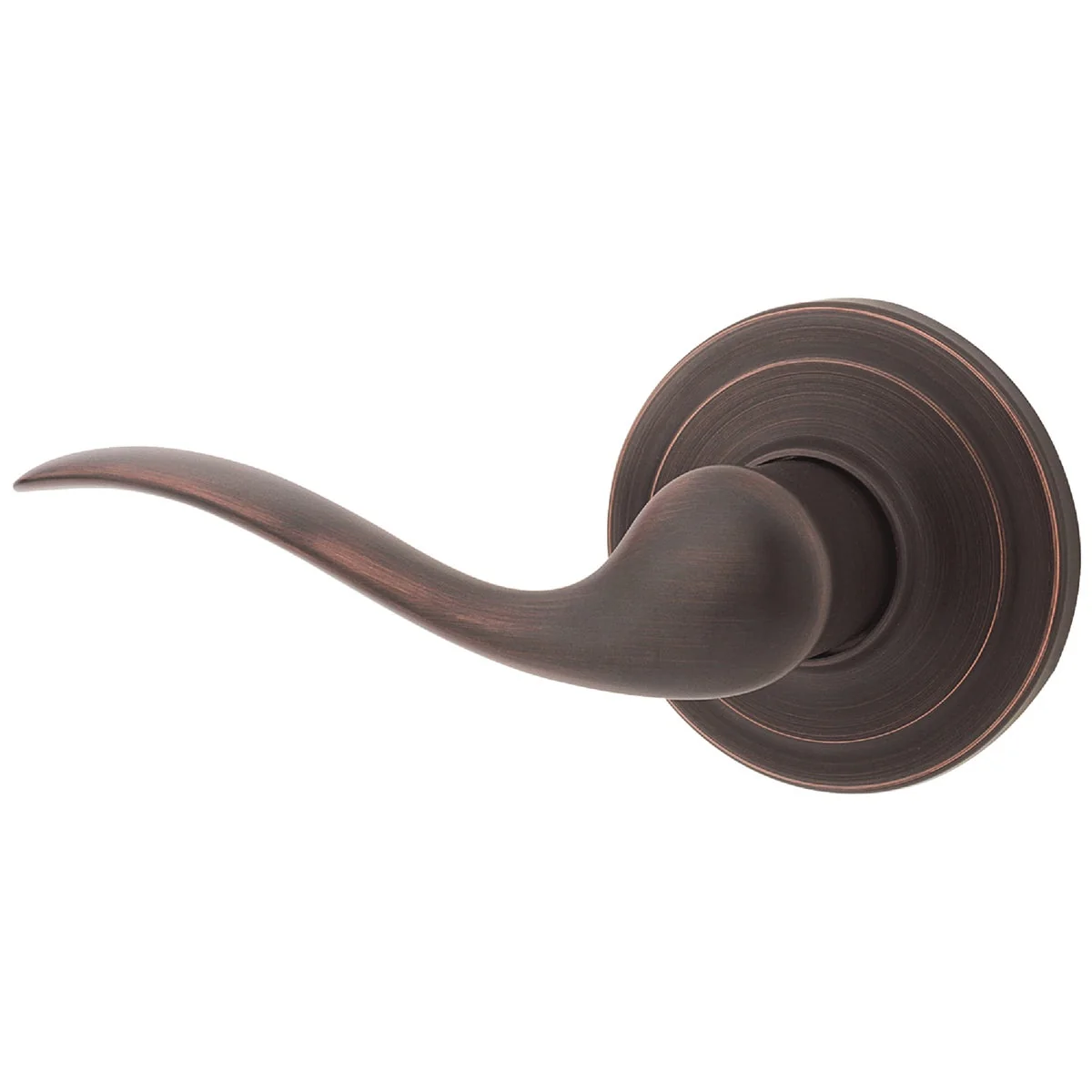 Consistent Kwikset Signature Series Venetian Bronze Left-Hand Tustin Dummy Door Lever Versatile