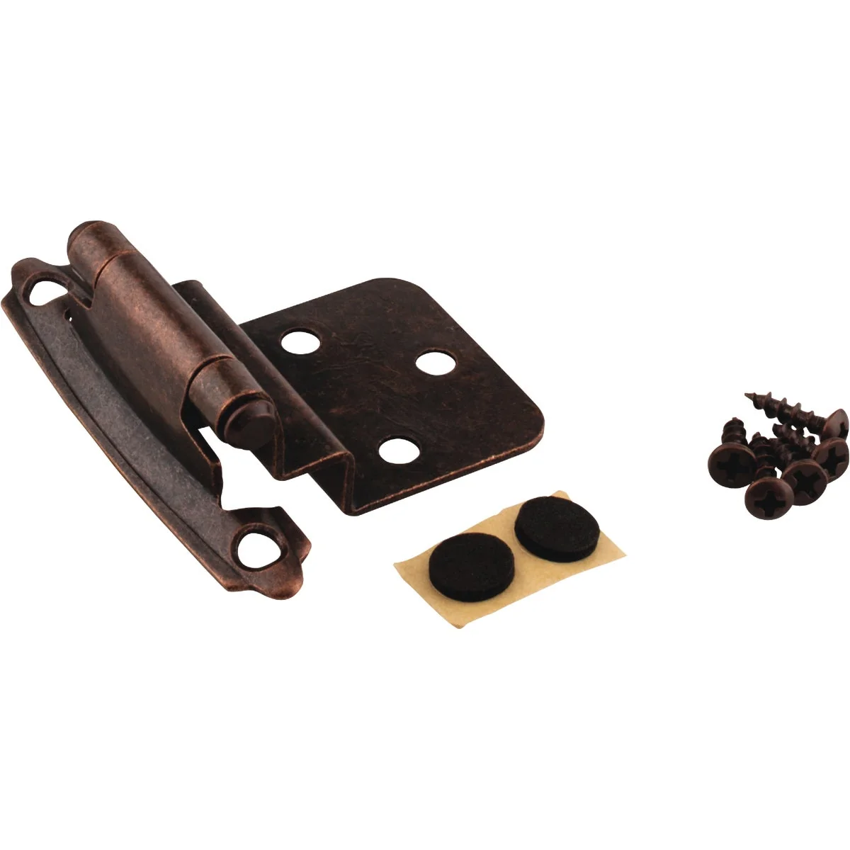 Consistent KasaWare 3 8 In. Oil Rubbed Bronze Self-Closing Inset Hinge 2-Pack Practical