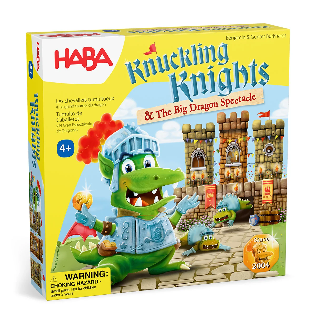 Smart HABA Knuckling Knights 3D Board Game - Dragon Spectacle 4 Years Quality