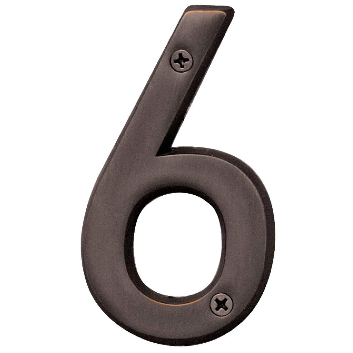 Fine Hy-Ko Prestige Series 4 In. Oil Rubbed Bronze House Number Six Fast