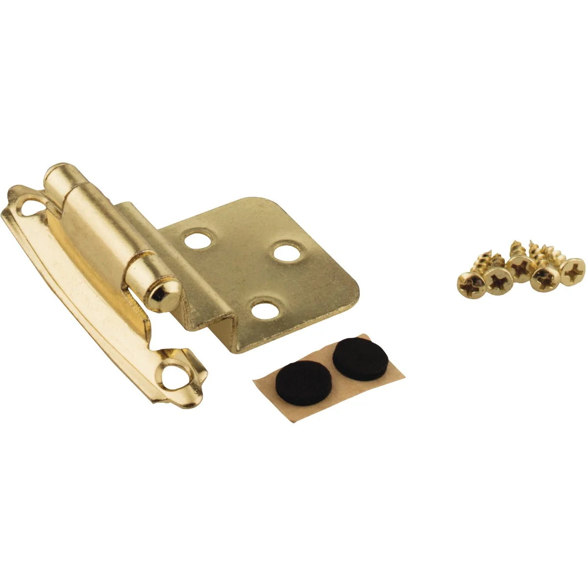 Responsible KasaWare 3 8 In. Polished Brass Self-Closing Inset Hinge 2-Pack Advanced