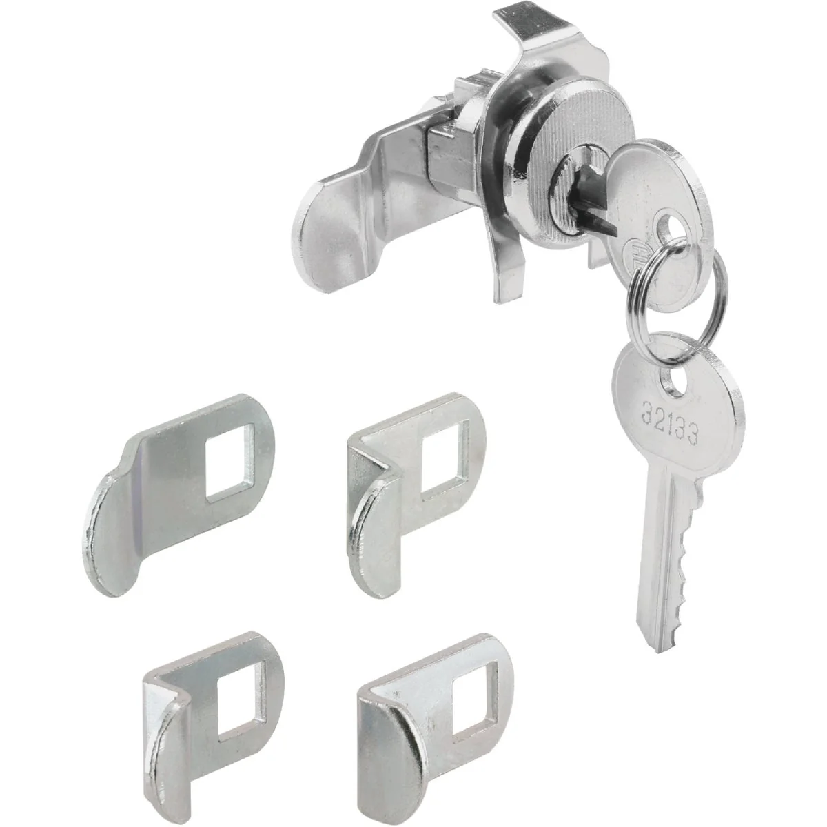 Traditional Defender Security Nickel Spring Clip Mailbox Lock Soft
