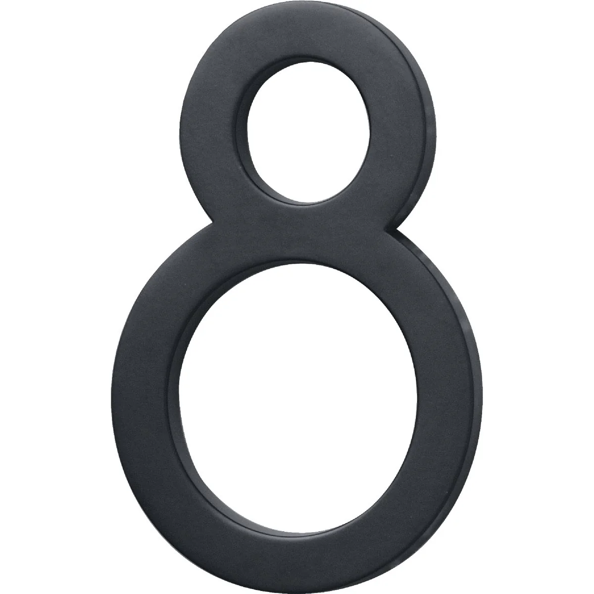 Breathable Hy-Ko Architectural Series 6 In. Satin Black House Number Eight Expertly Made