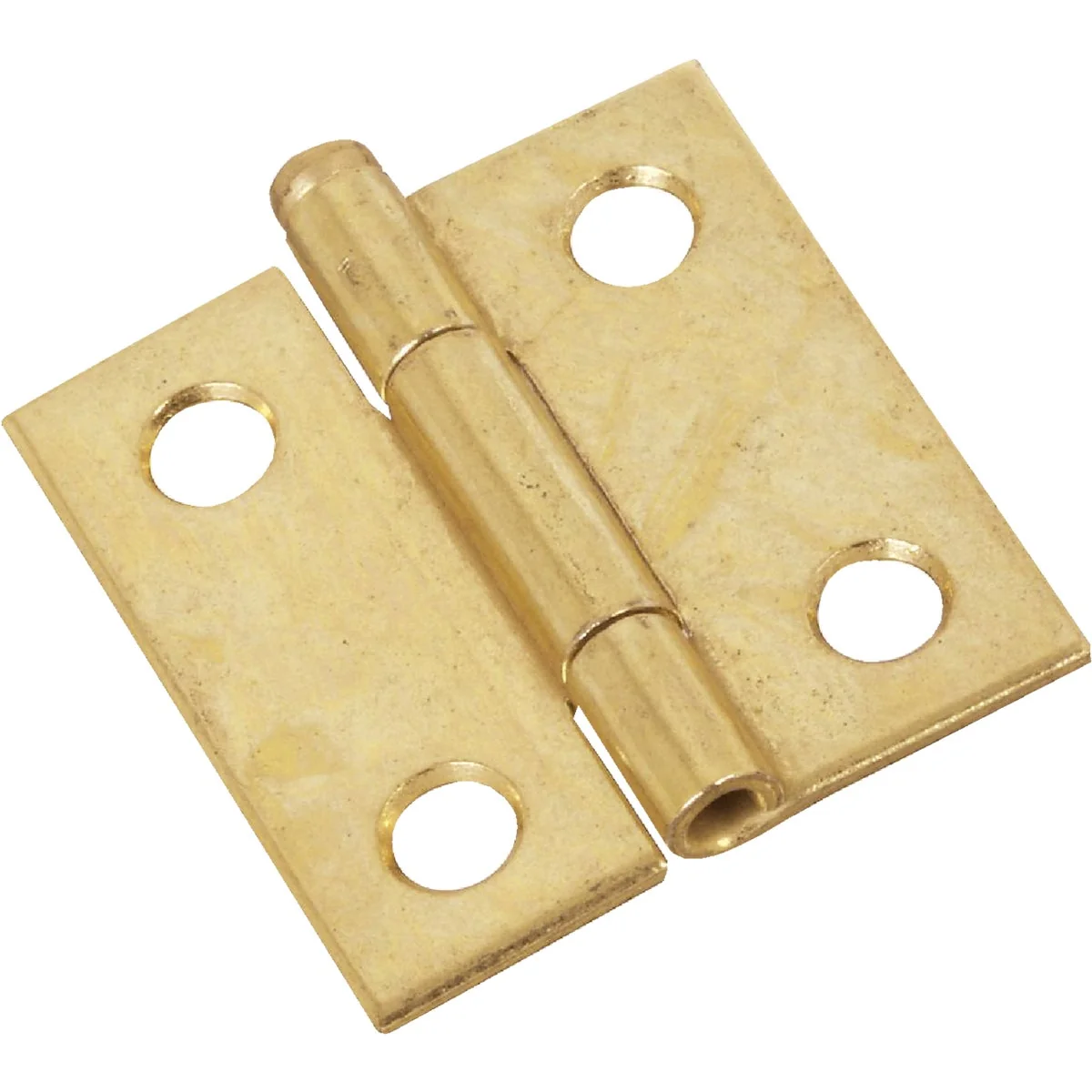 Expertly Made National 1-1 2 In. Brass Loose-Pin Narrow Hinge 2-Pack Recyclable