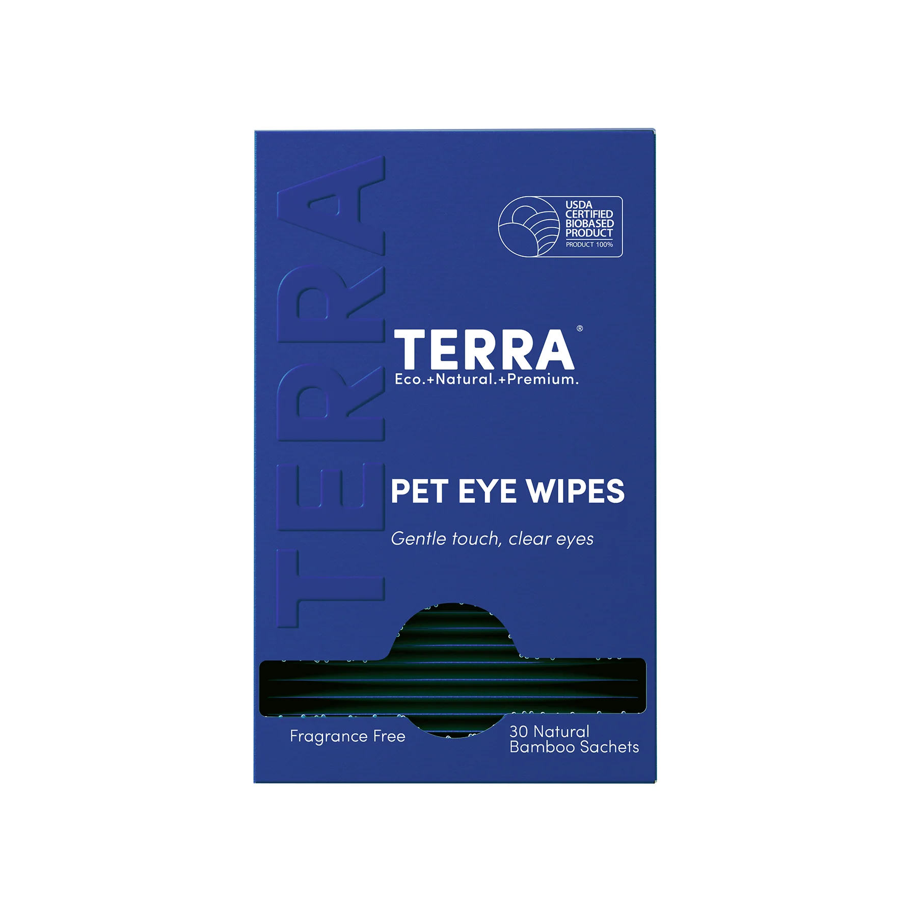 Lightweight Terra Pet Eye Wipes Gently Removes Tear Stain Debris Discharge Crust Individually Wrapped Exceptional