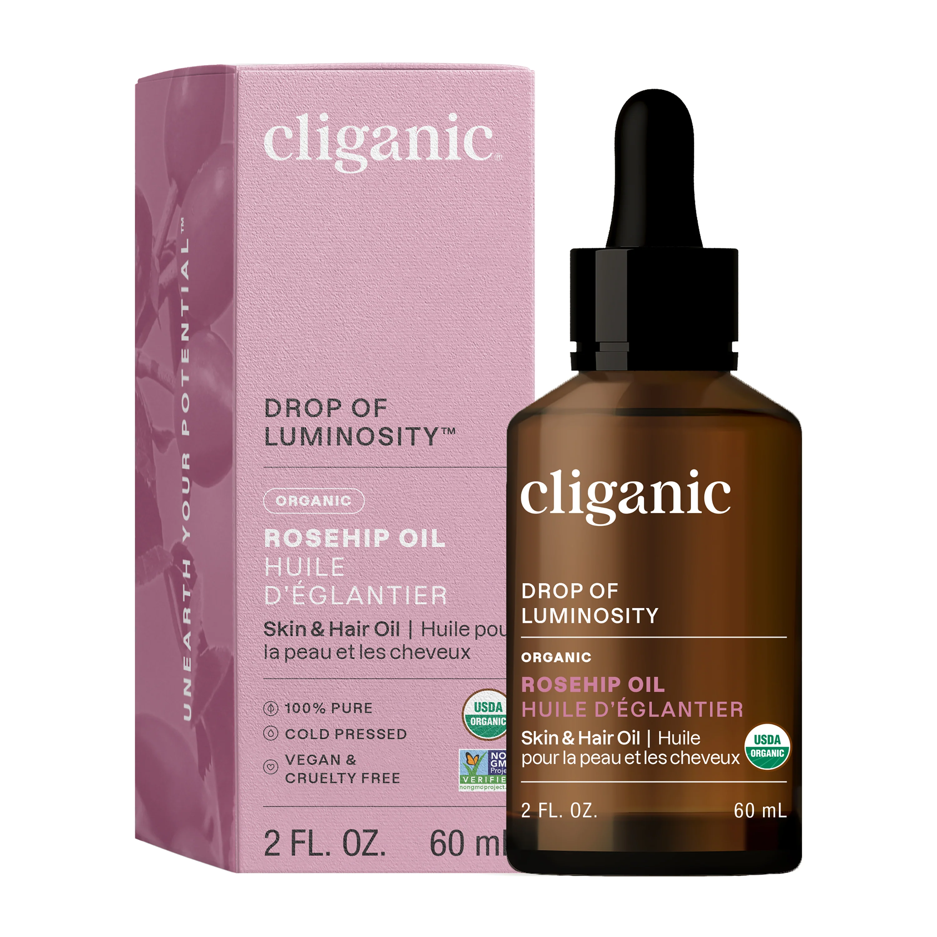 High-Quality Cliganic Organic Rosehip Oil Clean