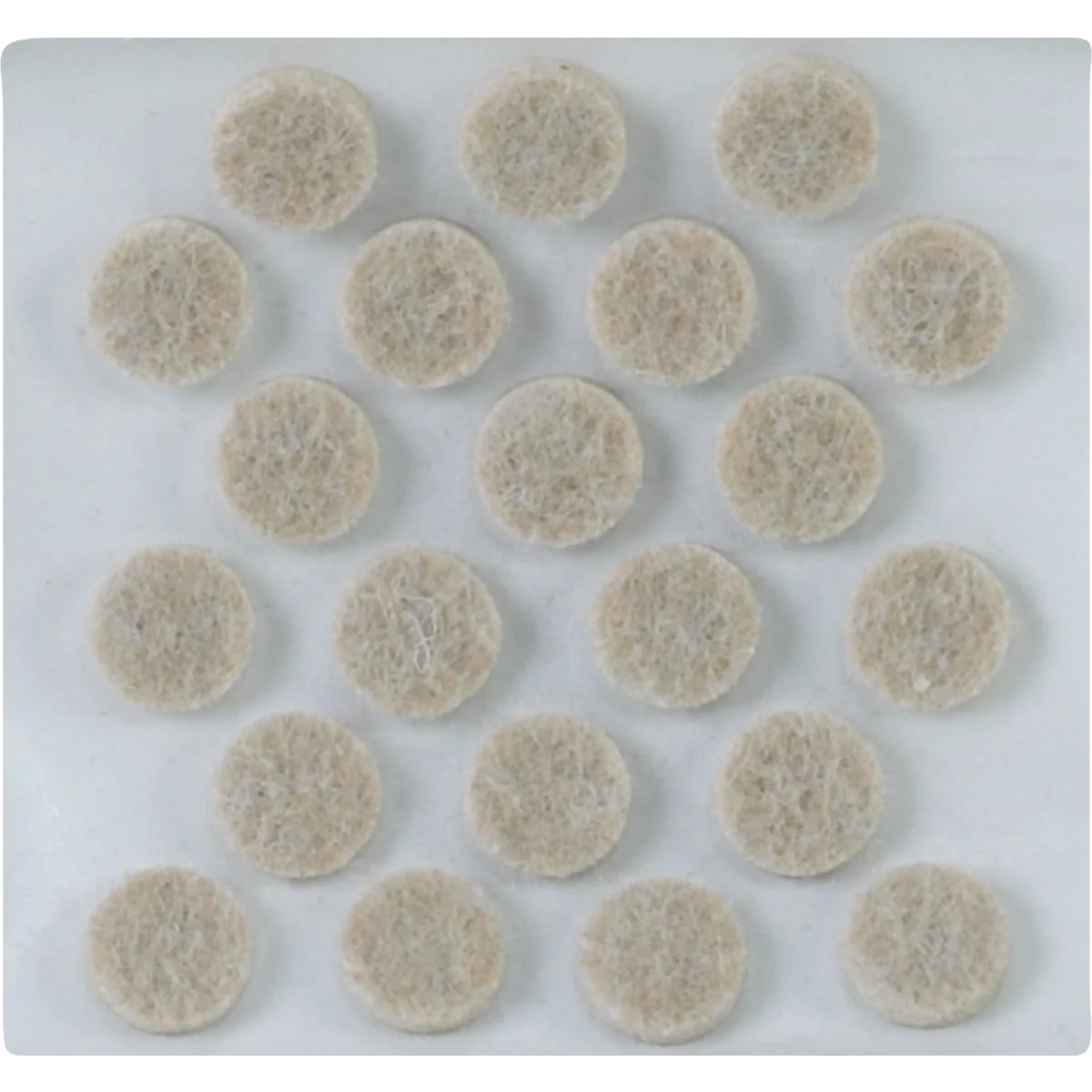 Dependable Sliders 3 8 In. Round Beige Self Adhesive Felt Pads 84-Count Natural