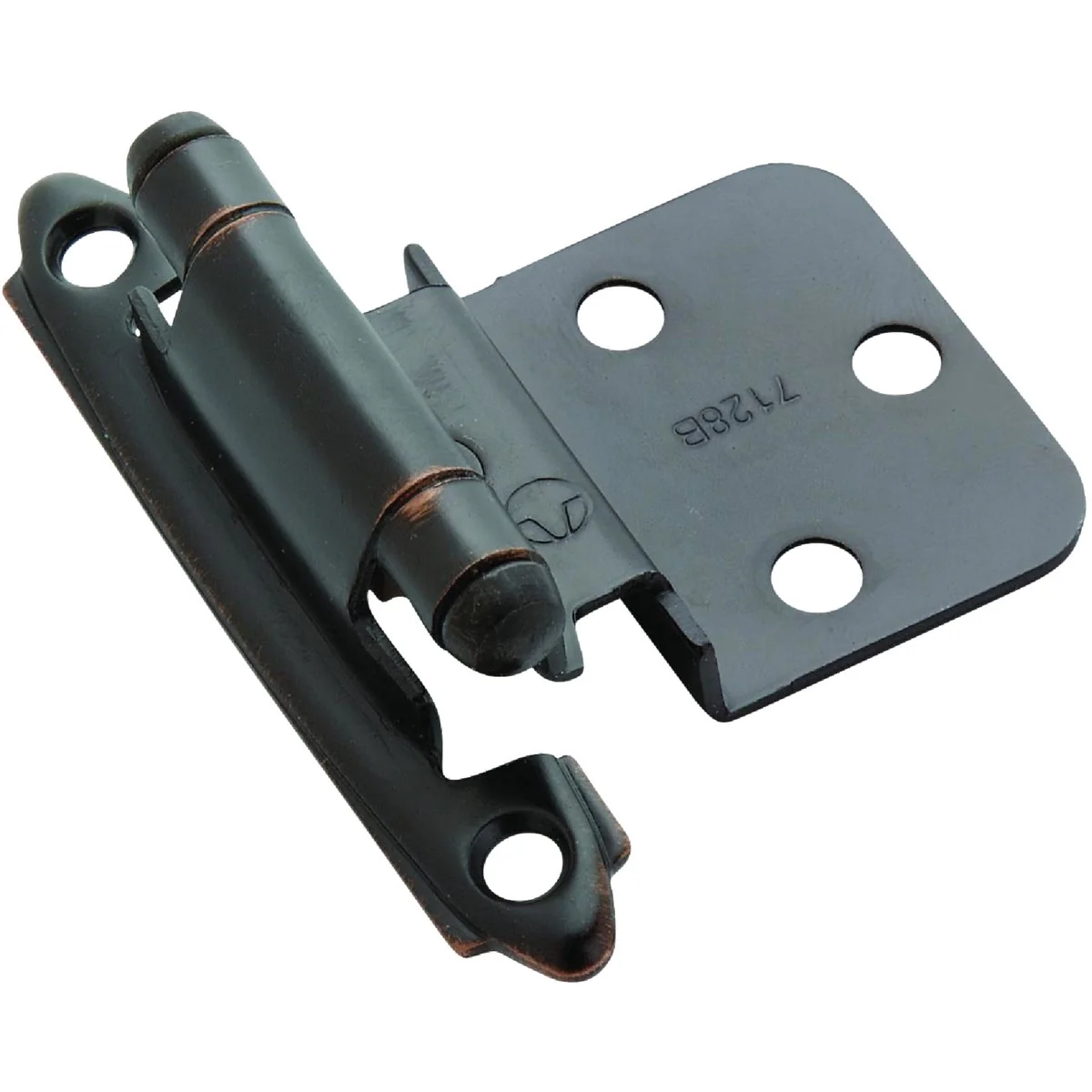 Effective Amerock Functional Hardware 3 8 In. Oil Rubbed Bronze Self-Closing Face Mount Inset Hinge 10-Pack Certified