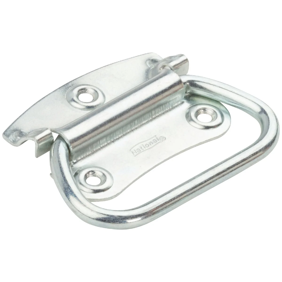 Fine Crafted National Zinc 2 3 4 Steel Chest Handle Excellent