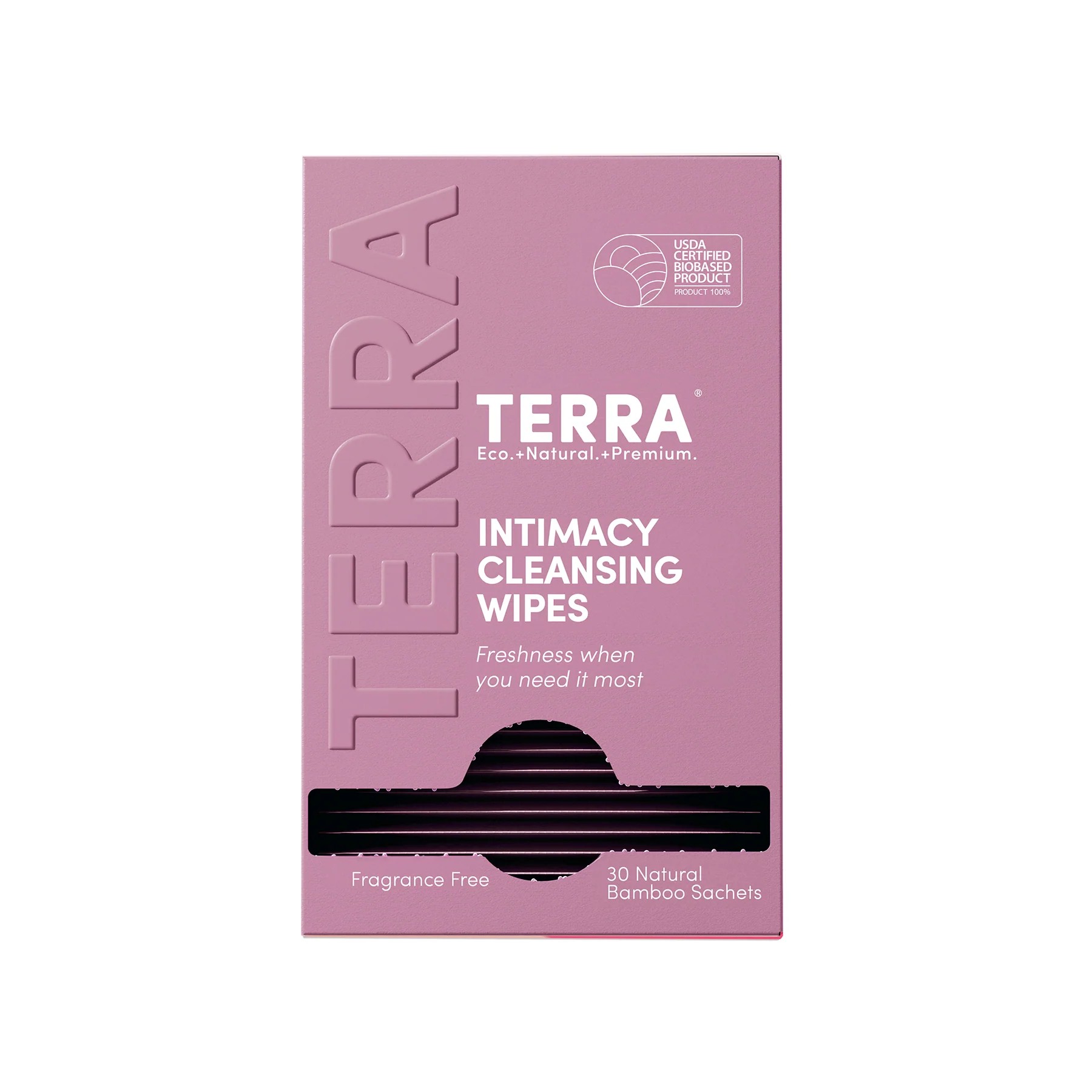Safe Terra Intimacy Wipes - Daily PH Balancing Fragrance Sulfate Individually Wrapped Next-Generation