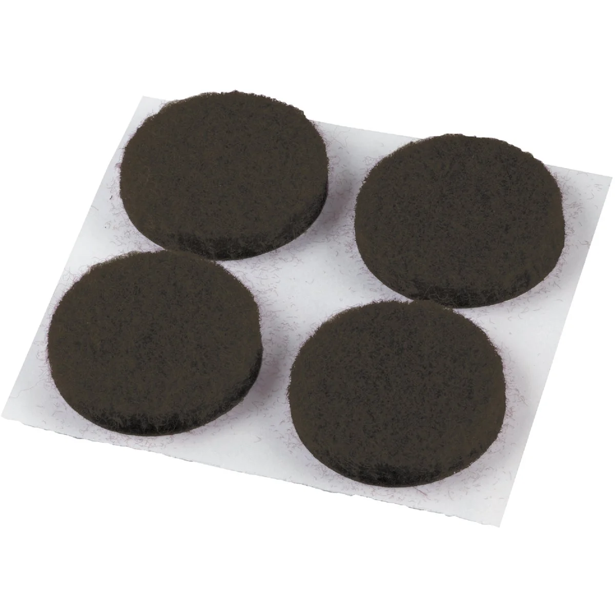 Recyclable Do it 1 2 In. Brown Round Felt Pad 24-Count Responsible