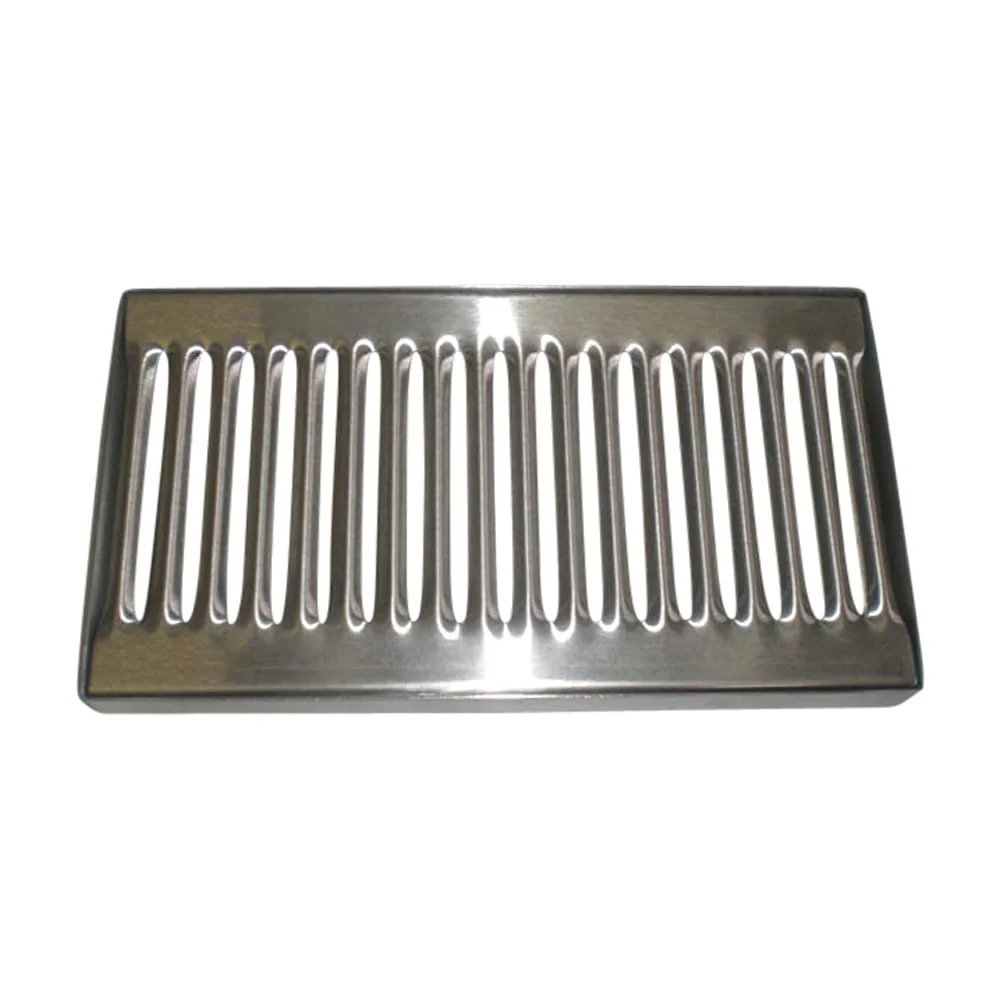 Sustainable Quality Industries Stainless Steel Drip Tray 6″ x 16″ – Heavy Duty Bar Drain Tray for Kegerator Coffee Station Kitchen Sink Organizer Official
