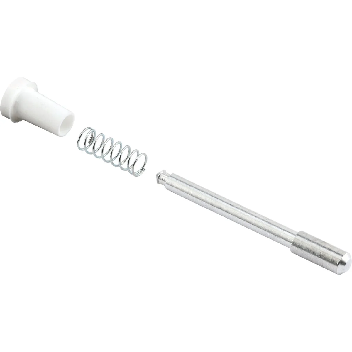 Minimalist Prime-Line White Window Screen Plunger Bolt Selected