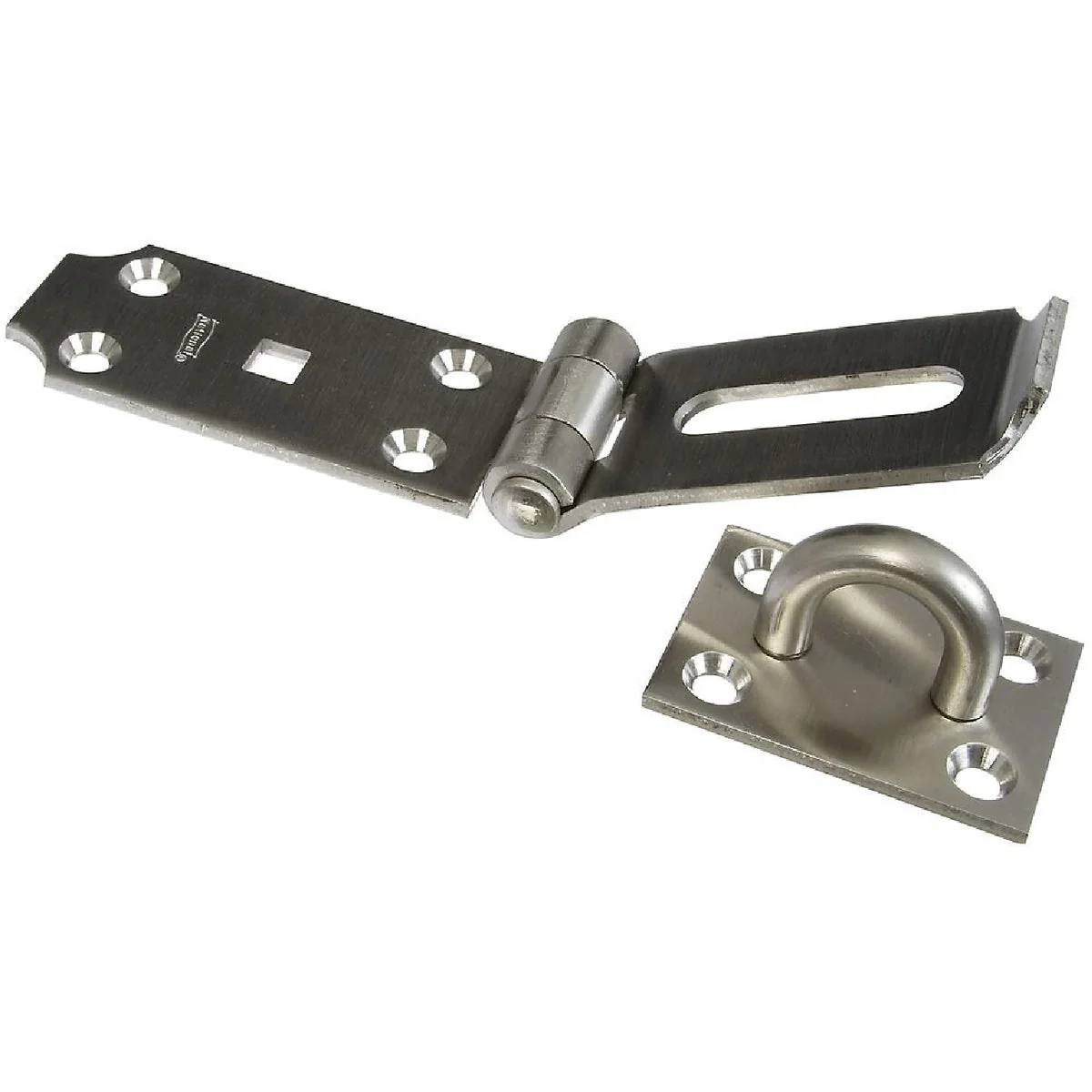 Secure National 7-1 2 In. Extra Heavy-Duty Hinge Hasp Relaxed