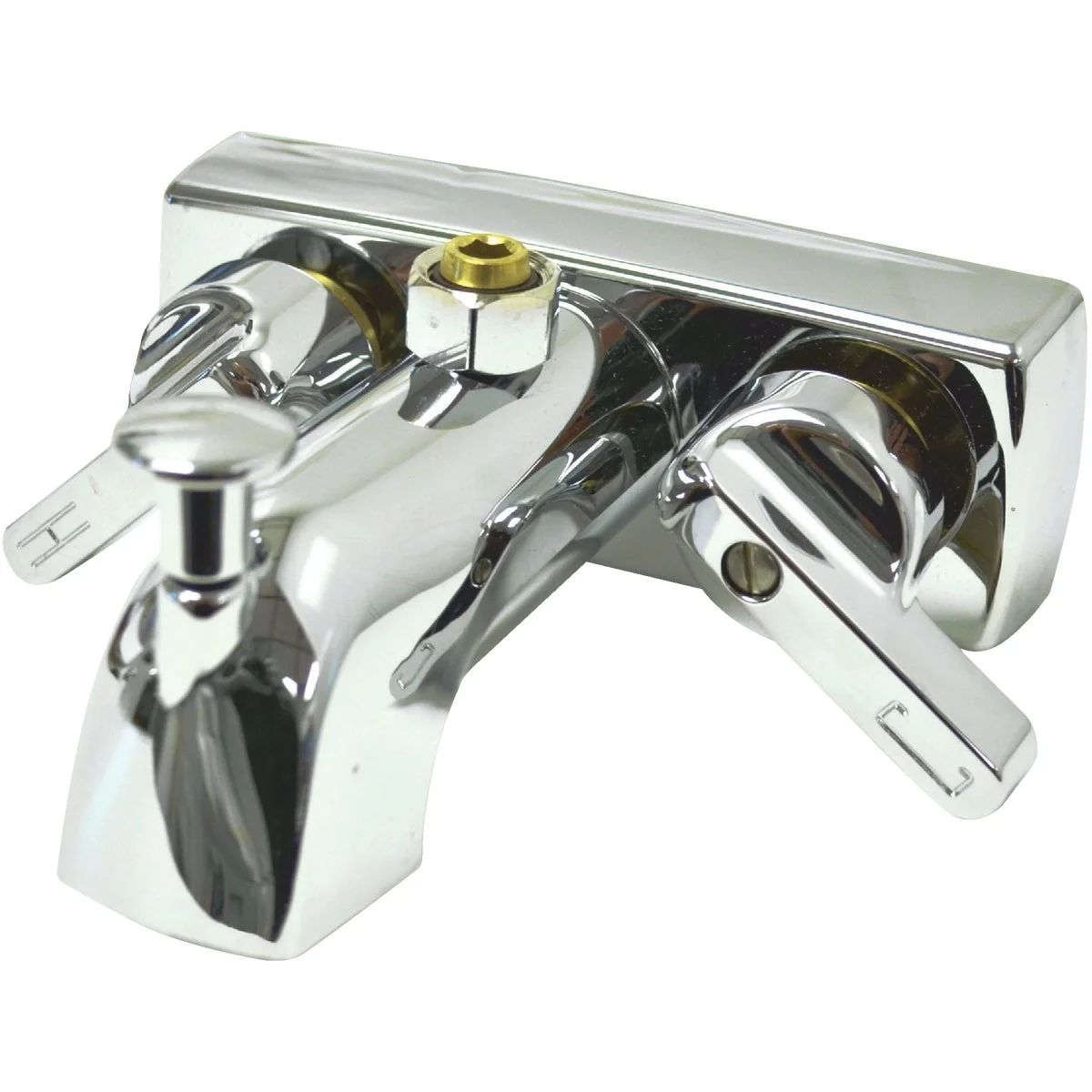 Original United States Hardware Chrome 2-Handle Lever Bathtub Faucet Exceptional