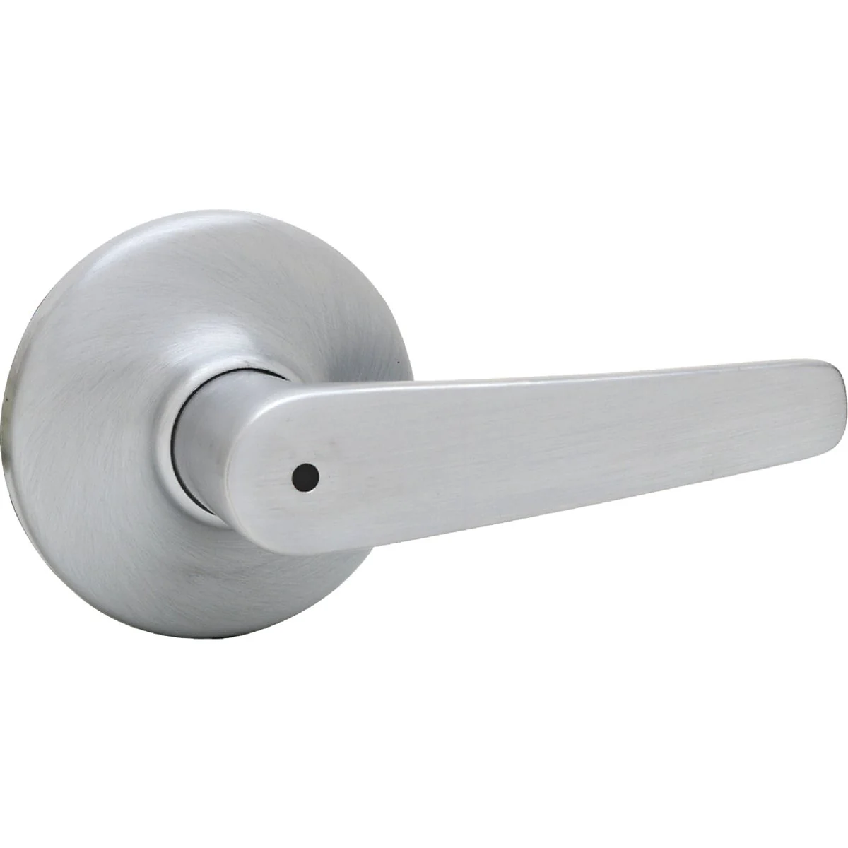 Easy-to-Use Kwikset Satin Chrome Delta Privacy Door Lever Lightweight