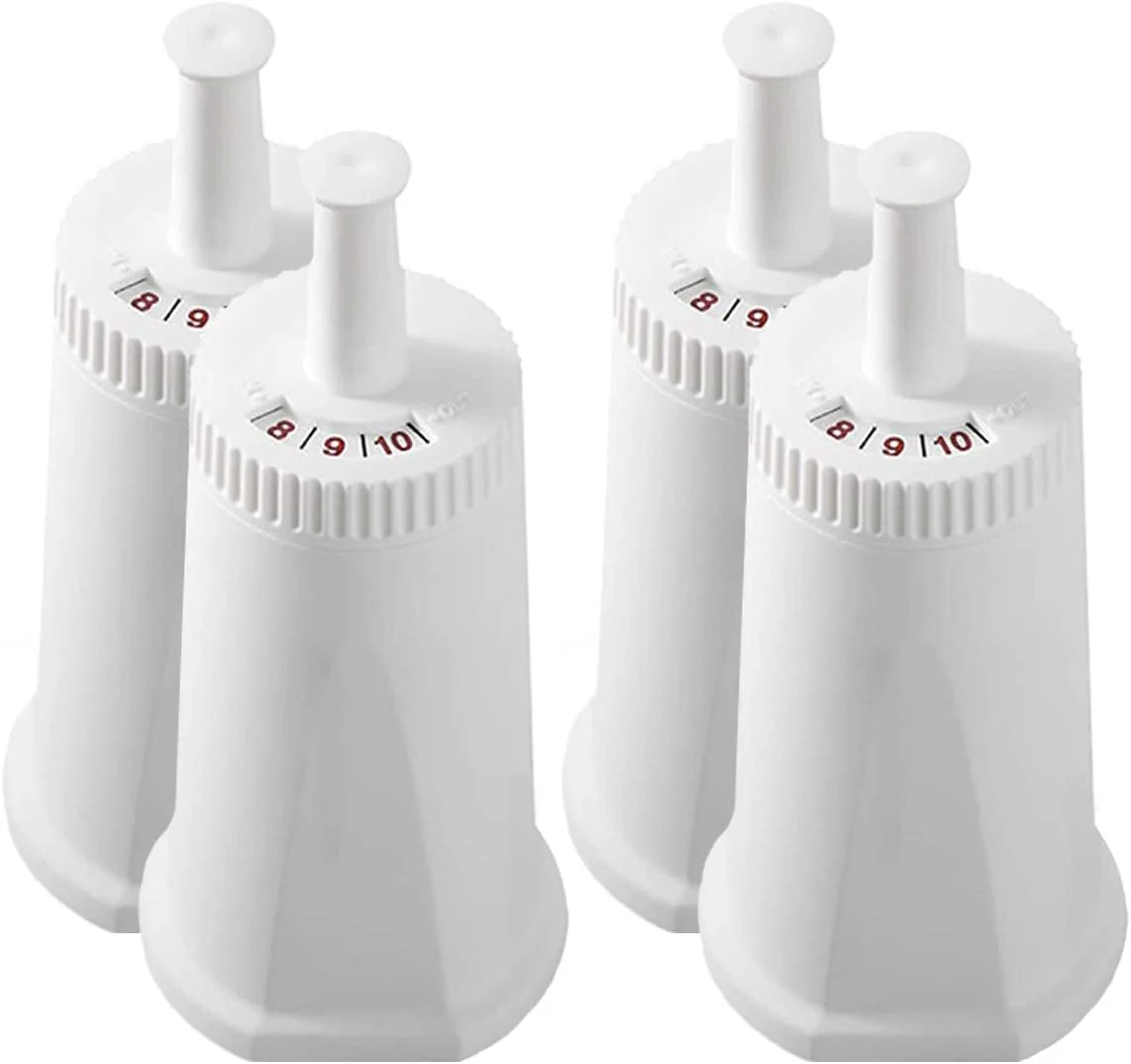 Original Design 4 Pack Water Filter Compatible with Breville Sage Claro Swiss For Oracle Barista Bambino Espresso Coffee Machine Part BES008WHT0NUC1 Trusted