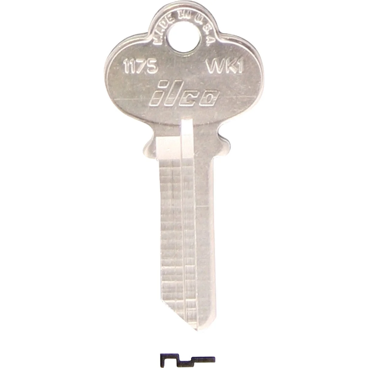 Long-Lasting ILCO Weslock Nickel Plated House Key WK1 10-Pack Comfortable